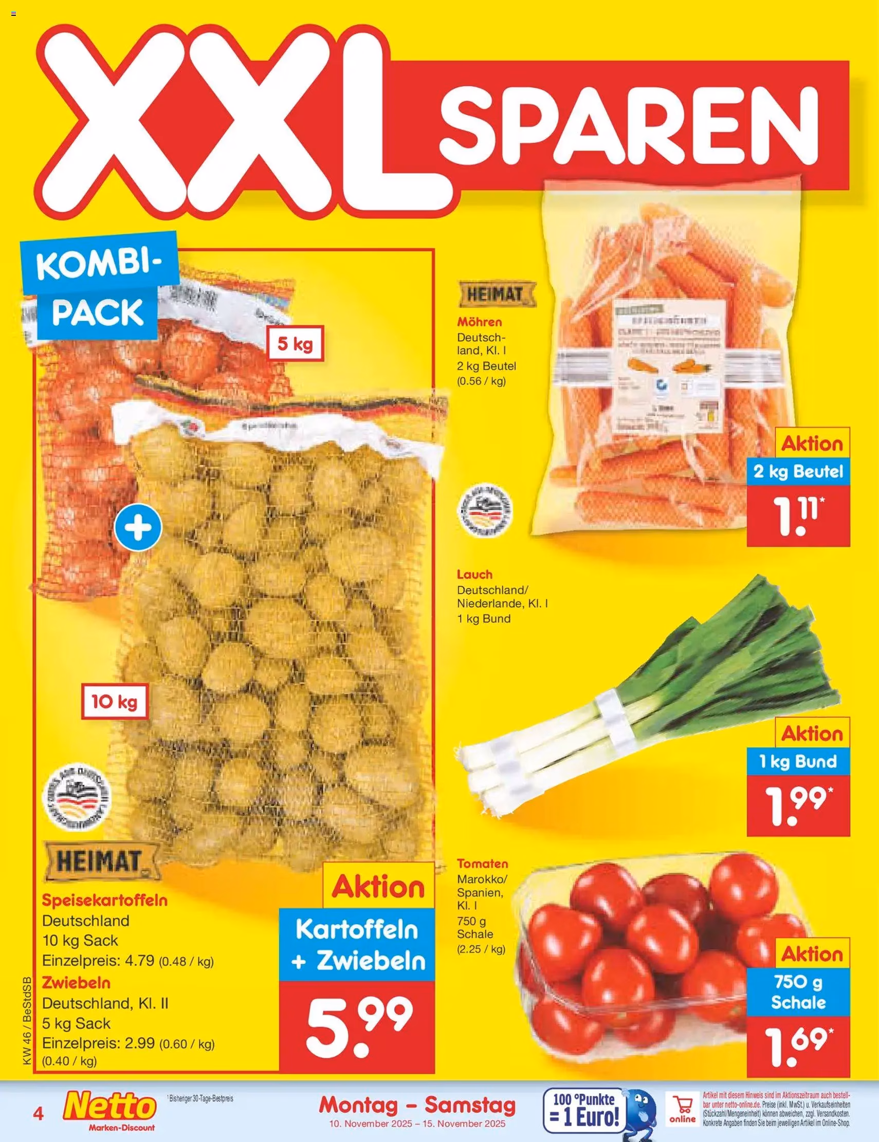 Netto Marken-Discount Prospekt - Gültiger Prospekt ab 10.11.2025, Seite 4 von insgesamt 63