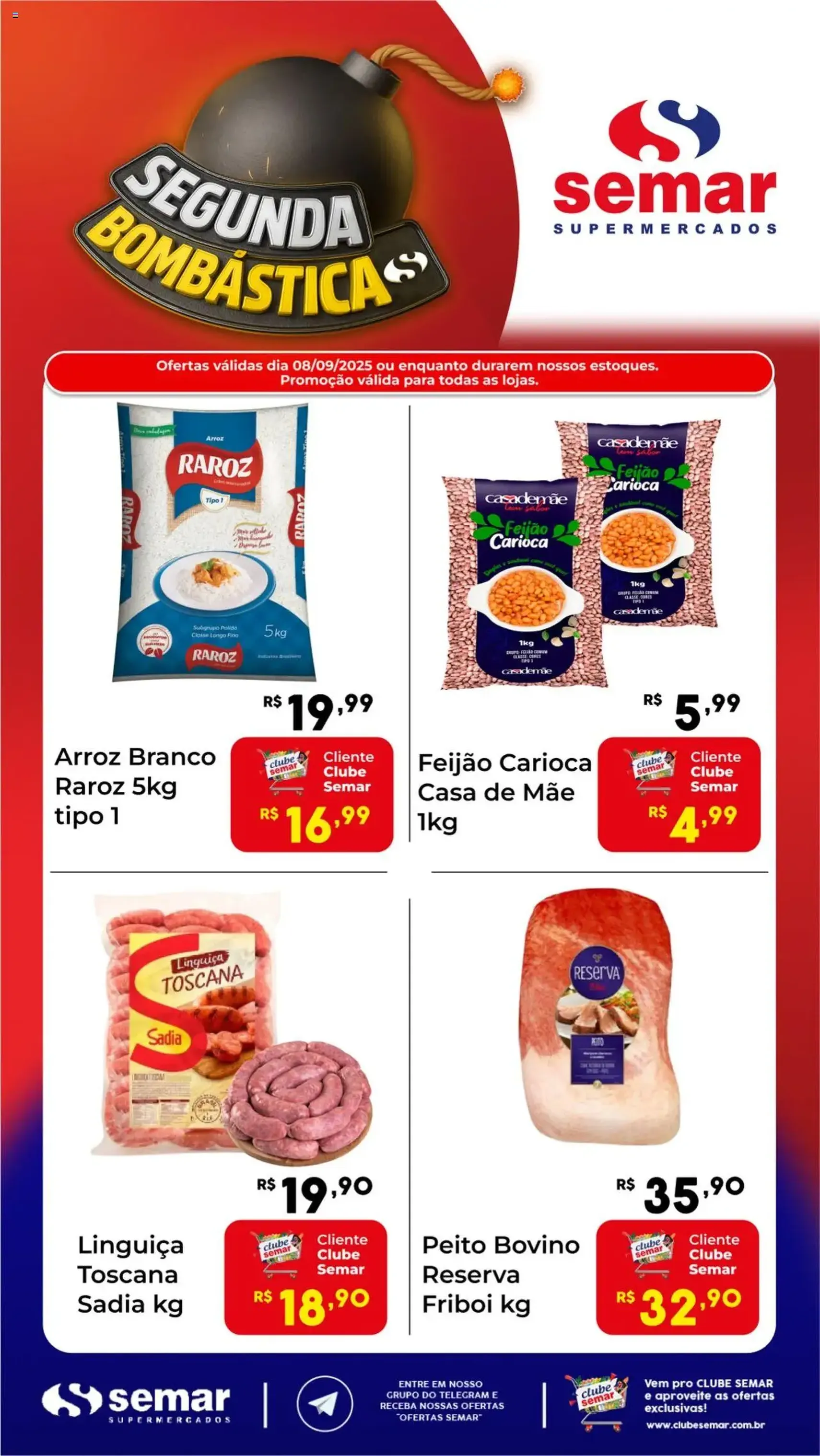 Semar Supermercado - Ofertas da semana - folheto válido a partir de 08/09/2025 página 1 de 1