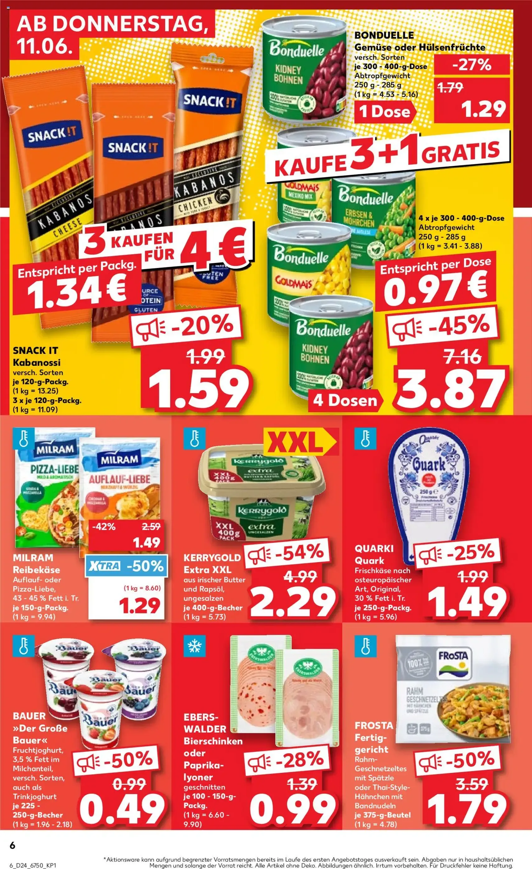 Kaufland Prospekt - Gültiger Prospekt ab 11.06.2026, Seite 6 von insgesamt 50