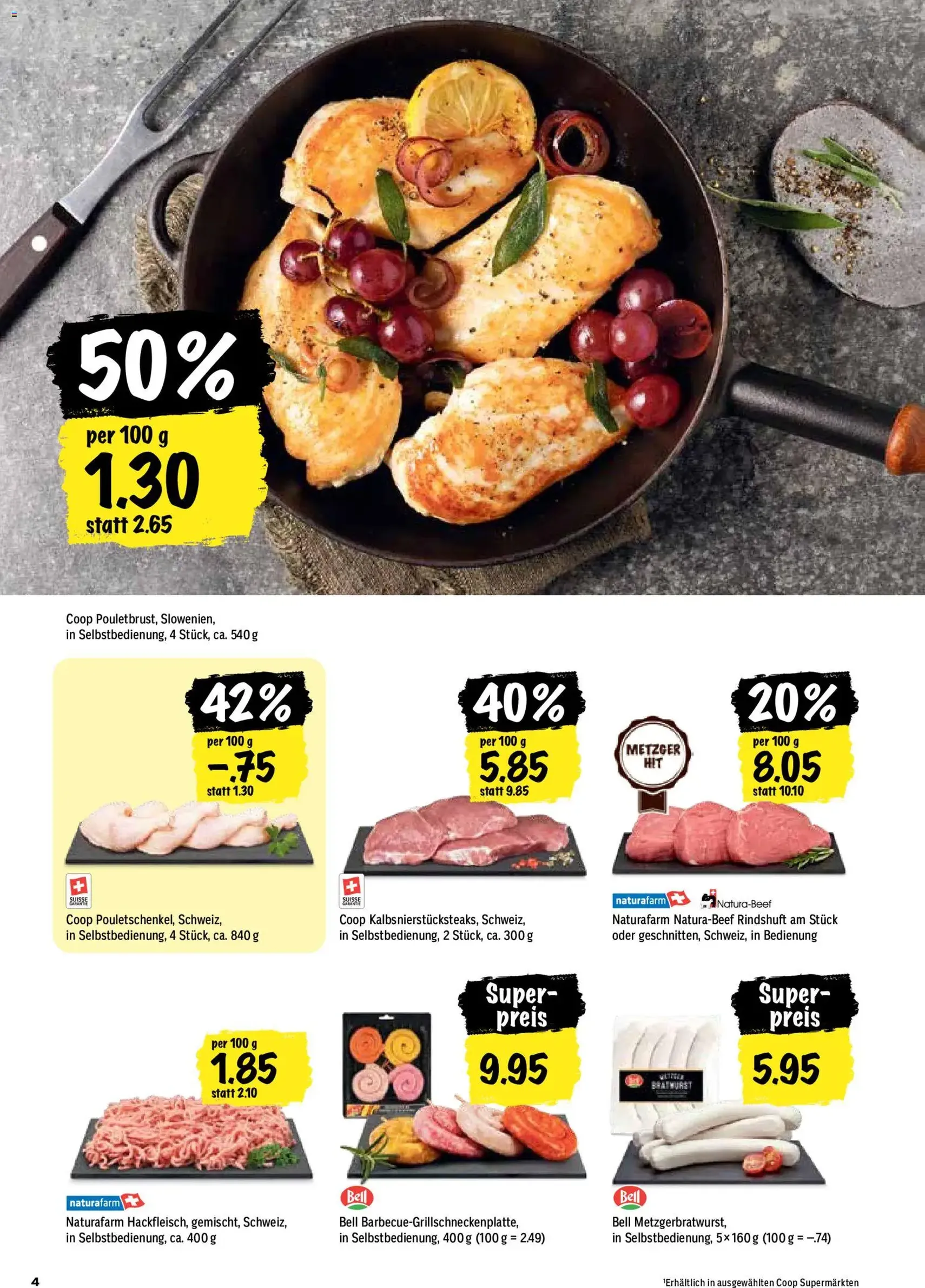 Coop aktionen - Gültiger Prospekt ab 13.08.2026, Seite 4 von insgesamt 28