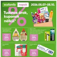 EcoFamily akciós újság - szórólap előnézete érvényes 2026.05.07. -tól