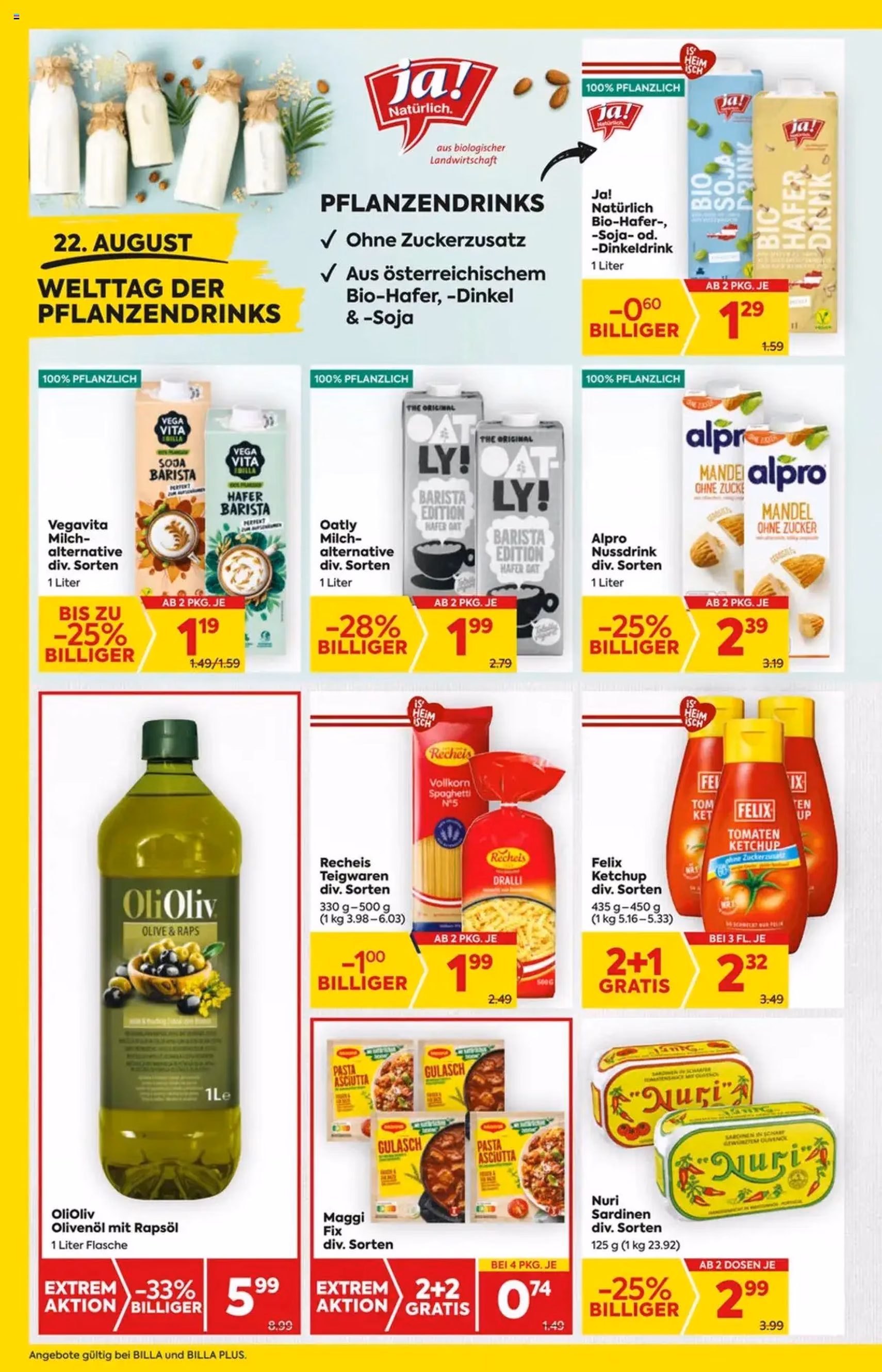 Billa Flugblatt - Gültiger Prospekt ab 21.08.2025, Seite 8 von insgesamt 16 Billa Flugblatt - Gültiger Prospekt ab 21.08.2025, Seite 8 von insgesamt 16