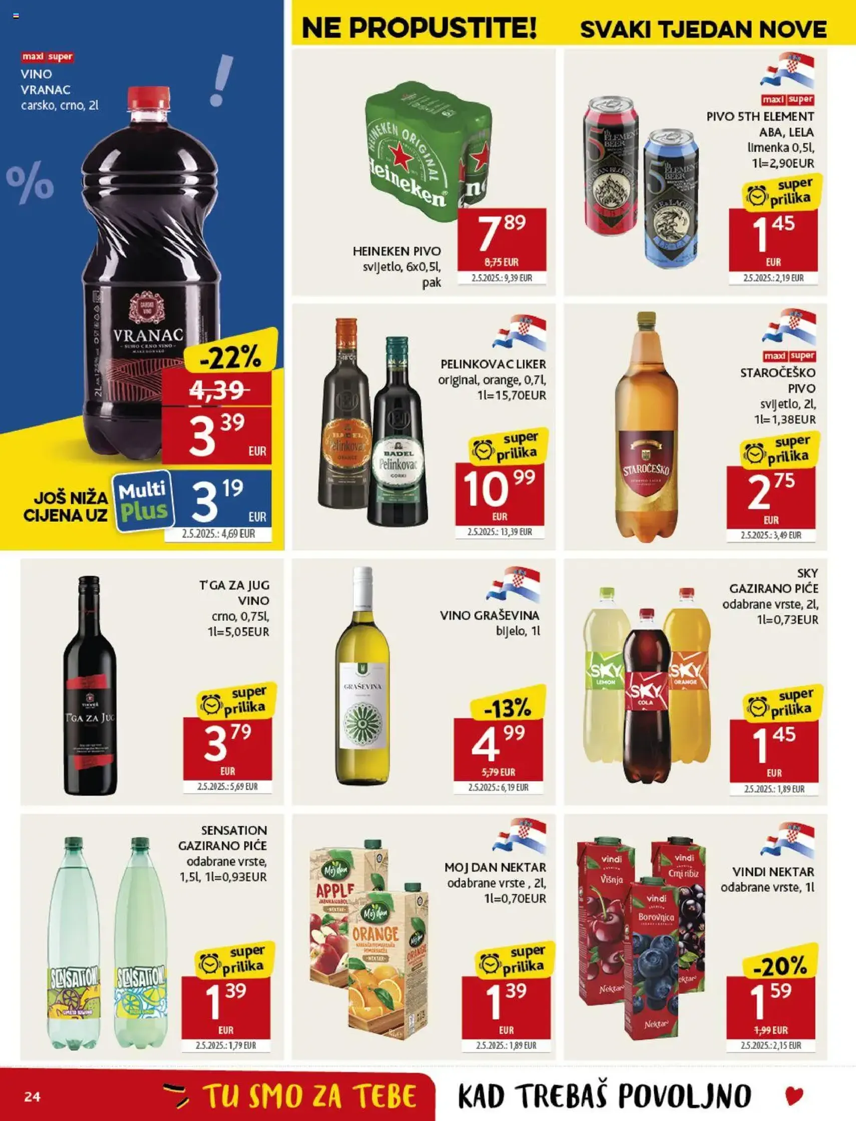 Konzum HR Akciós újság - 2025.08.27. érvényes szórólap 24 oldal 45 oldalból Konzum HR Akciós újság - 2025.08.27. érvényes szórólap 24 oldal 45 oldalból