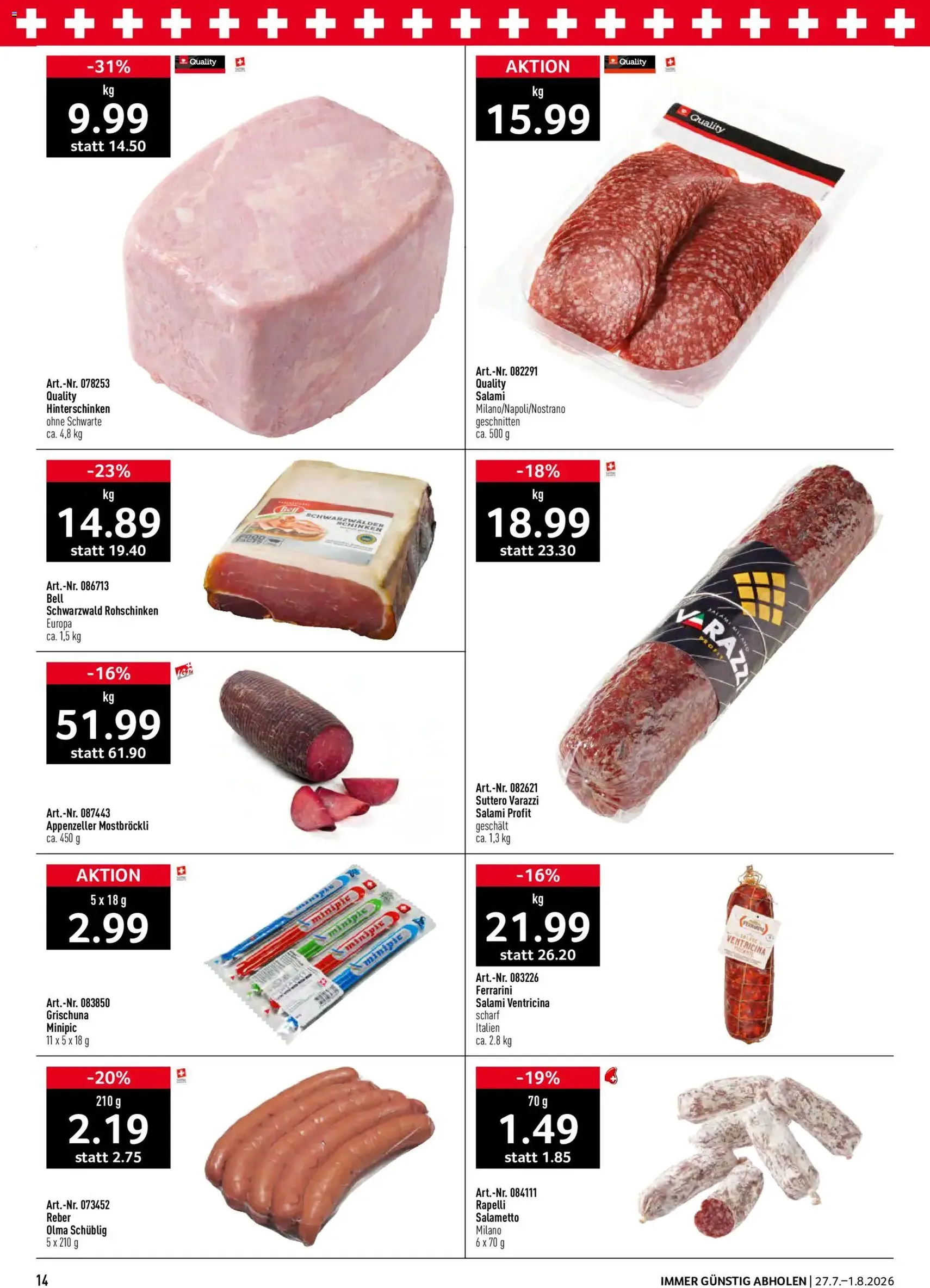 Prodega aktionen - Gültiger Prospekt ab 27.07.2026, Seite 14 von insgesamt 39
