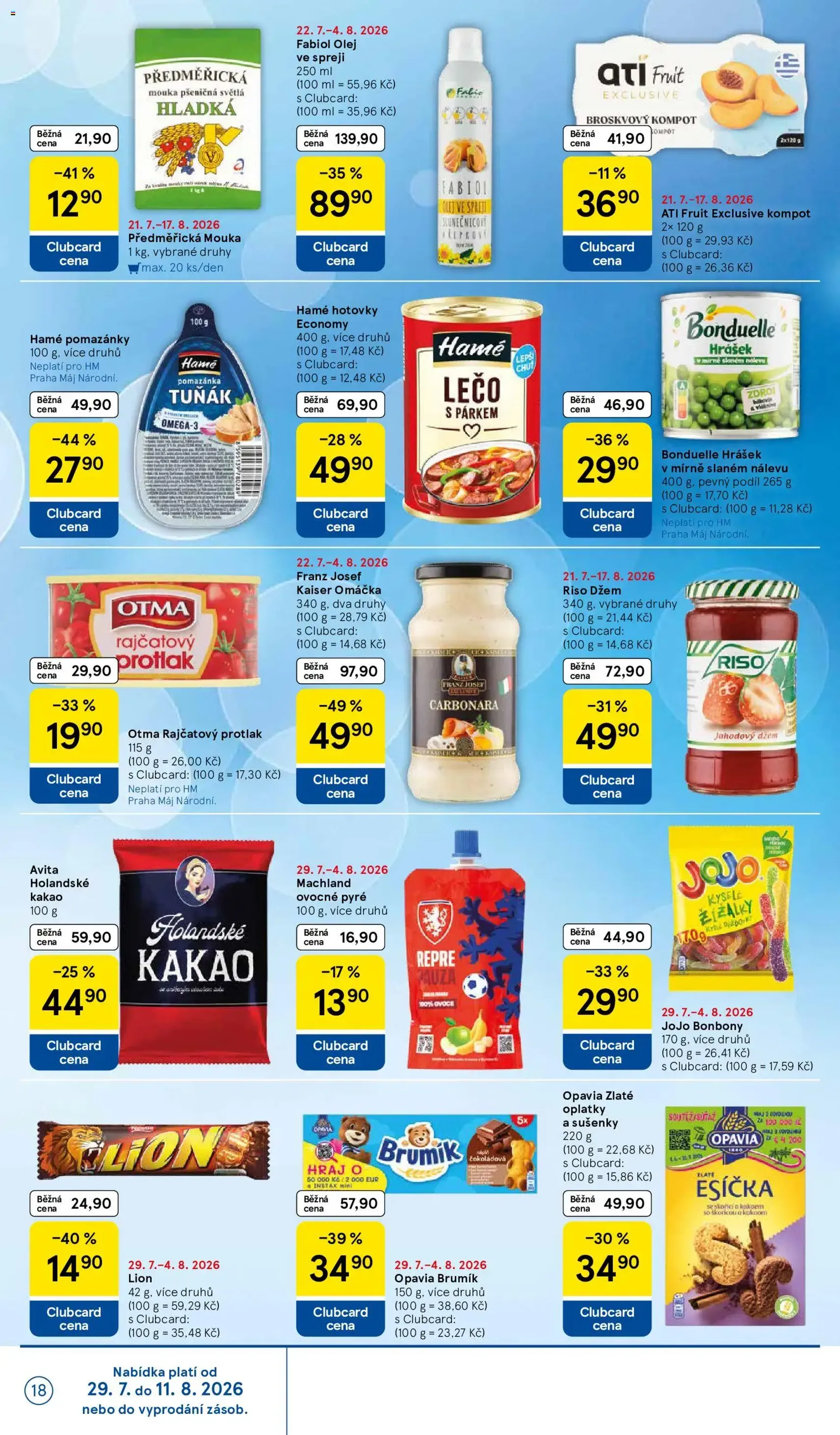 Tesco leták - Hypermarket - platný leták od 29.07.2026 strana 18 z 29
