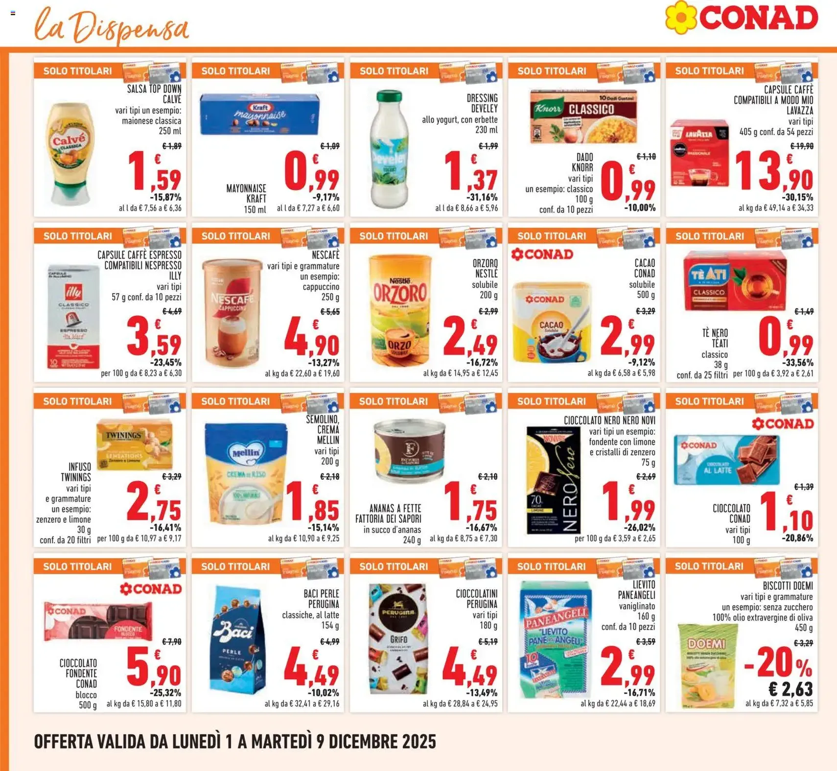 Volantino Conad - volantino valido dal 01/12/2025 pagina 20 di 28