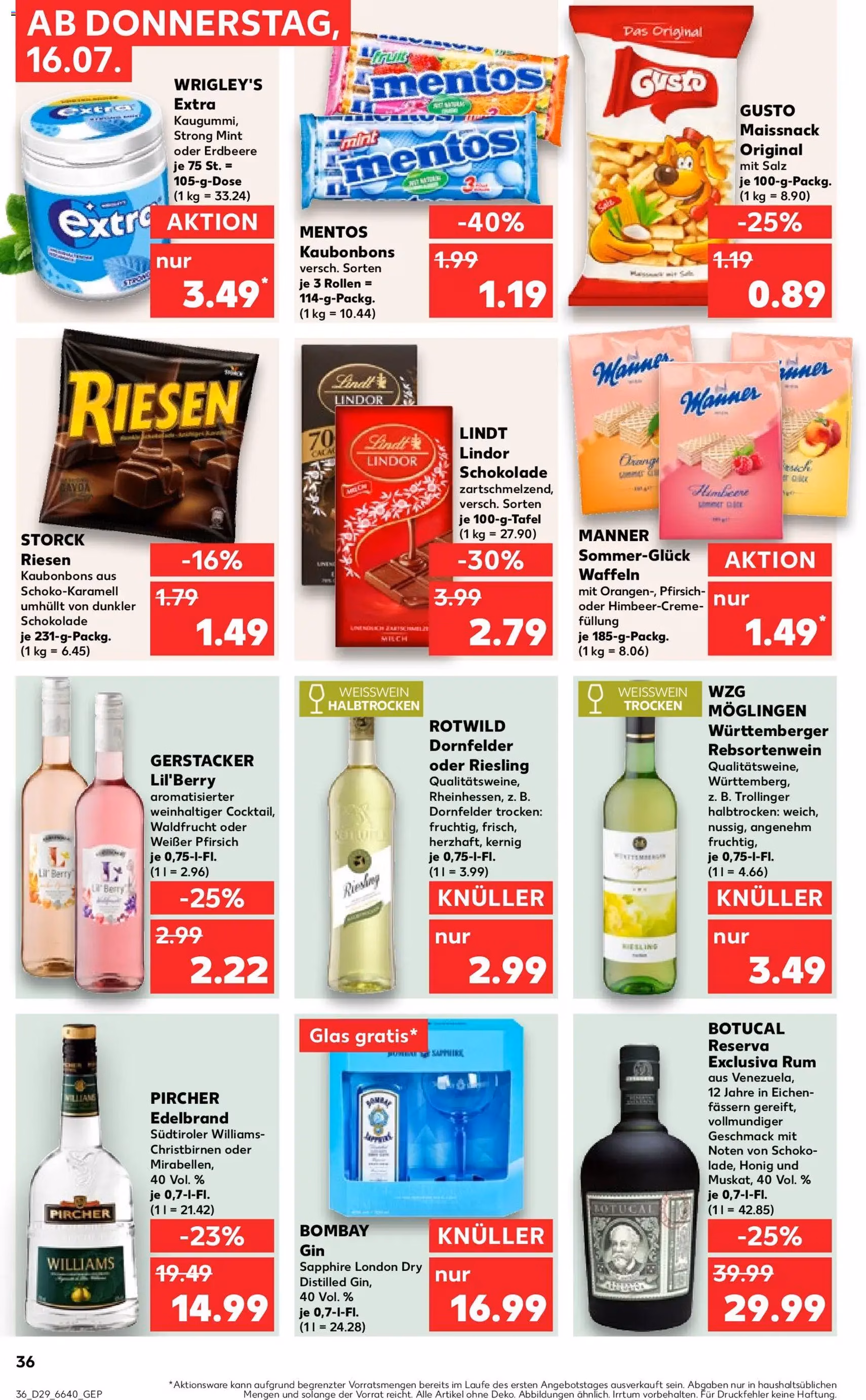 Kaufland Prospekt - Gültiger Prospekt ab 16.07.2026, Seite 36 von insgesamt 56