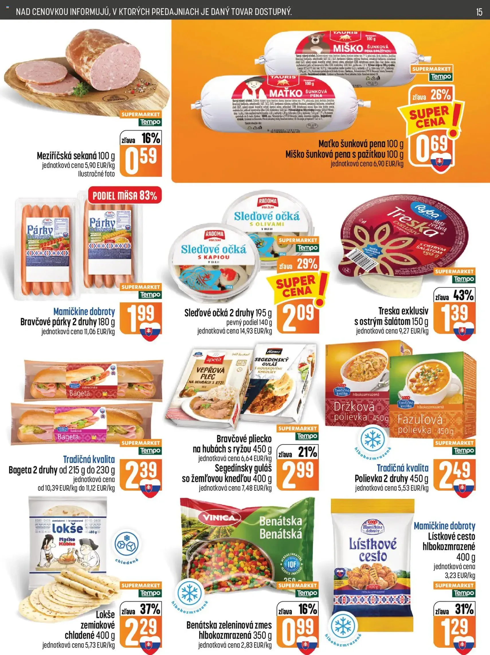 COOP Jednota leták - platný leták od 08.10.2026 strana 15 z 28