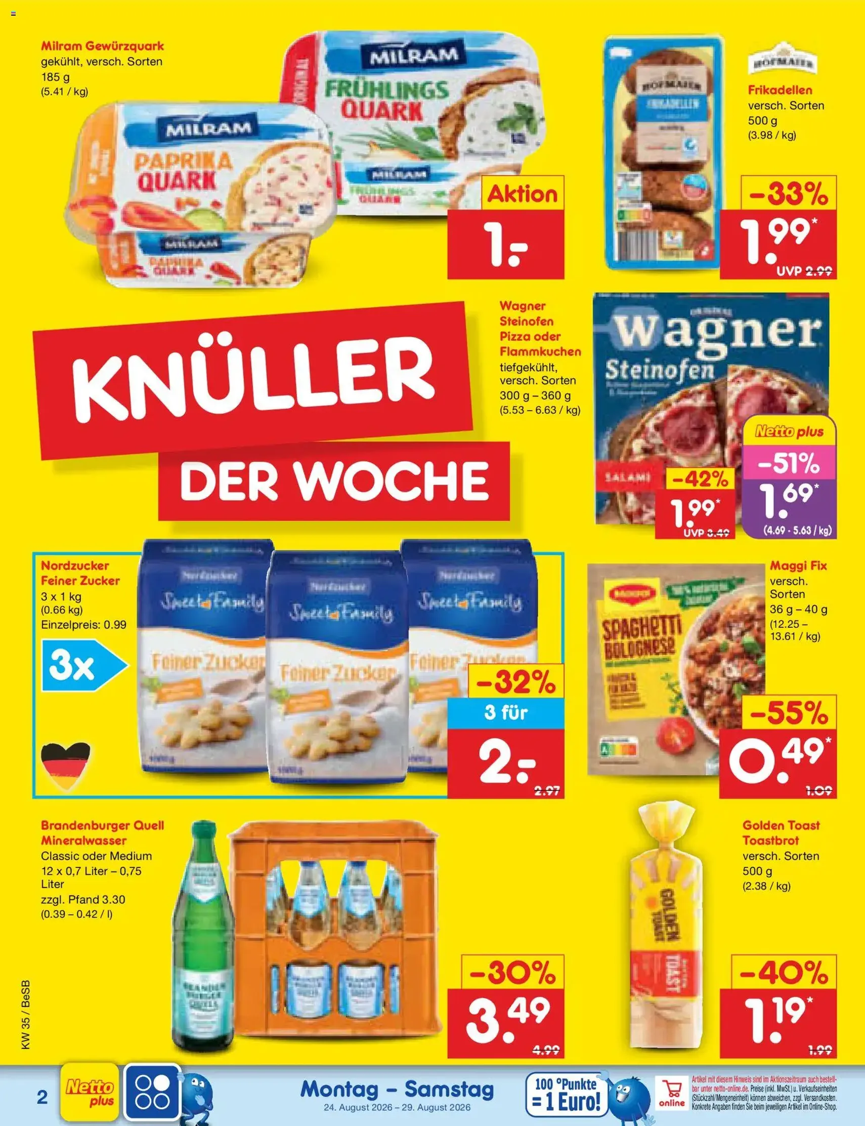 Netto Marken-Discount Prospekt - Gültiger Prospekt ab 24.08.2026, Seite 2 von insgesamt 68