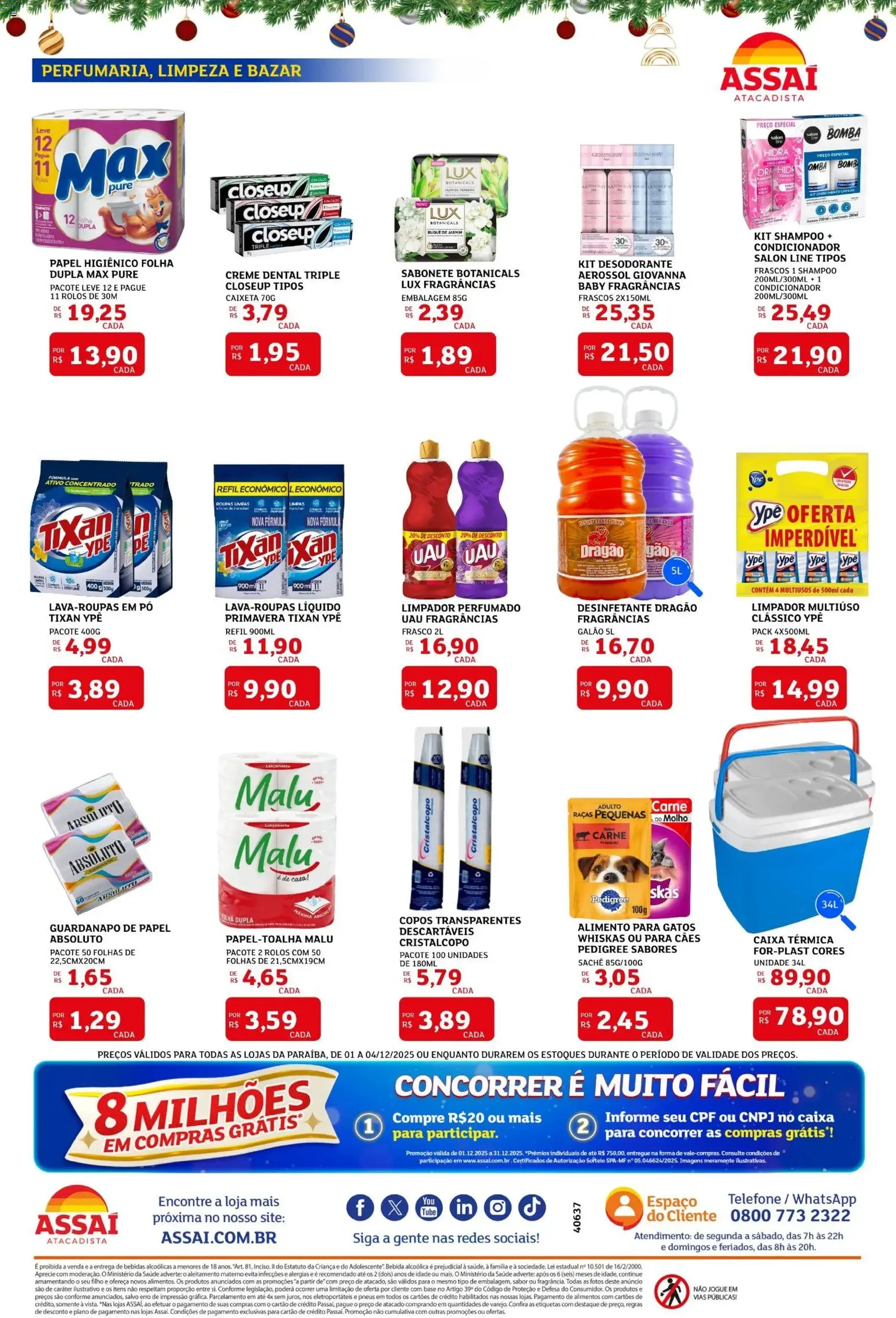 Encarte Assaí Atacadista - folheto válido a partir de 01/12/2025 página 4 de 4