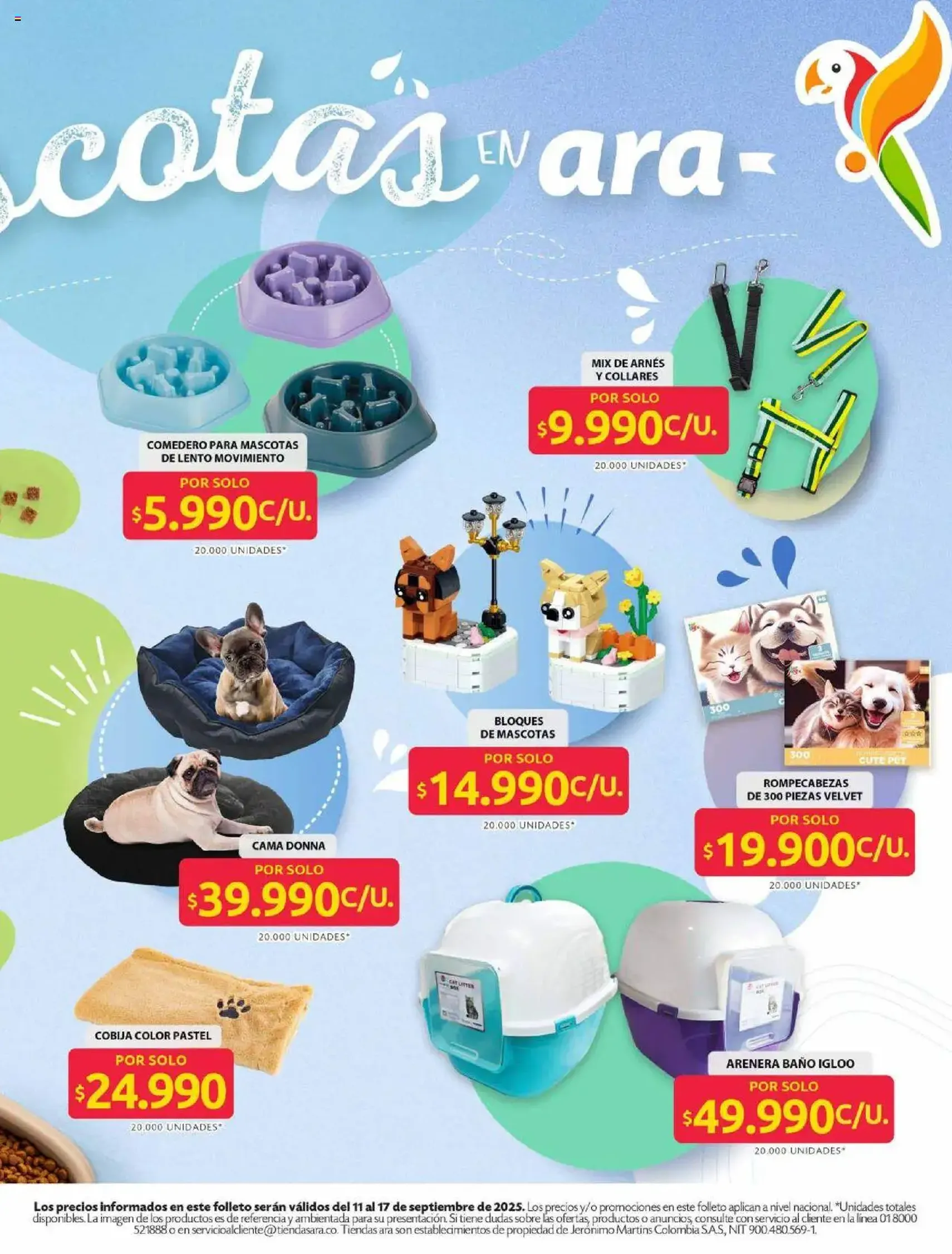 Ara - Catálogo - folleto válido desde 11/09/2025 página 11 de 14 Ara - Catálogo - folleto válido desde 11/09/2025 página 11 de 14