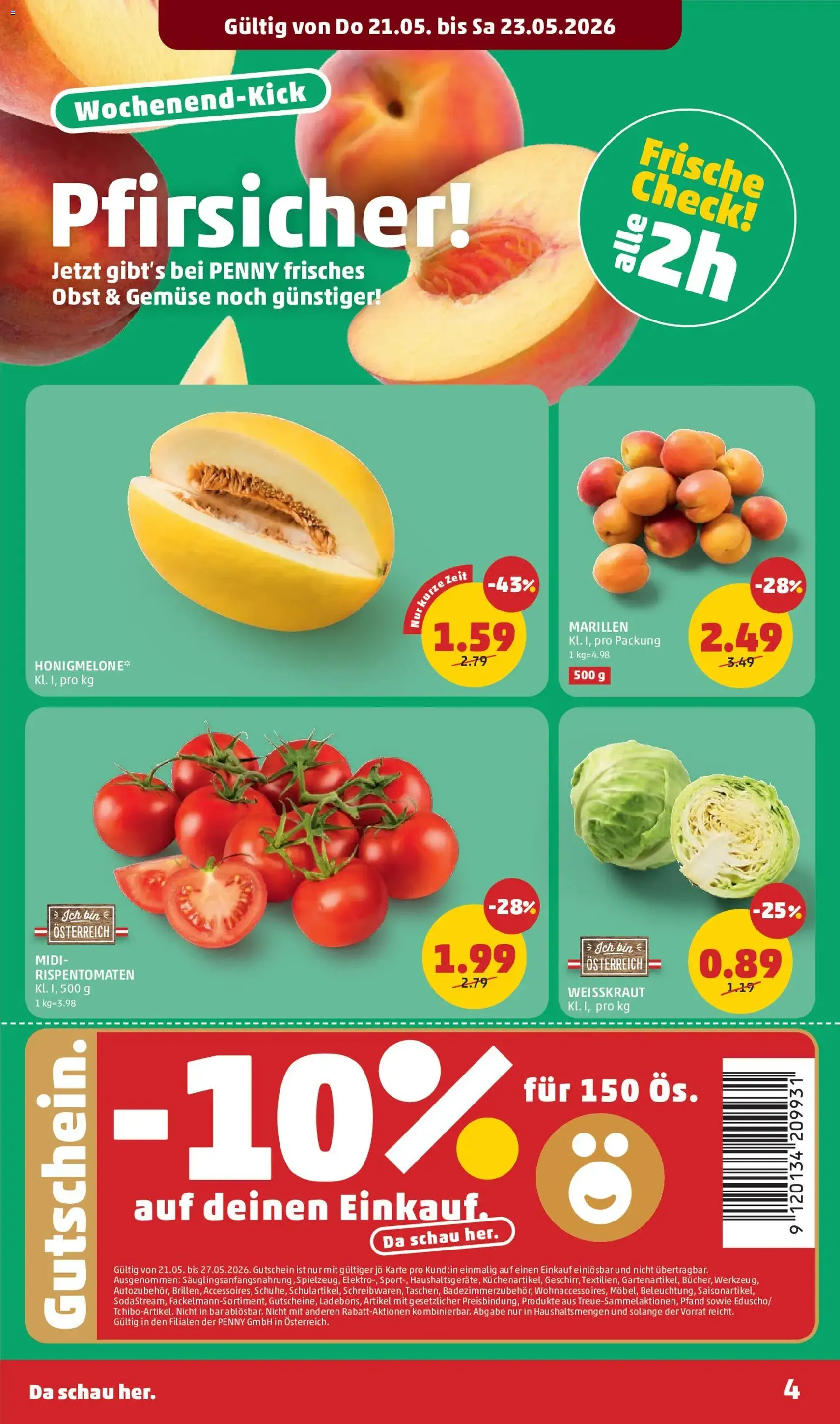 Penny Markt Flugblatt - Gültiger Prospekt ab 21.05.2026, Seite 4 von insgesamt 32