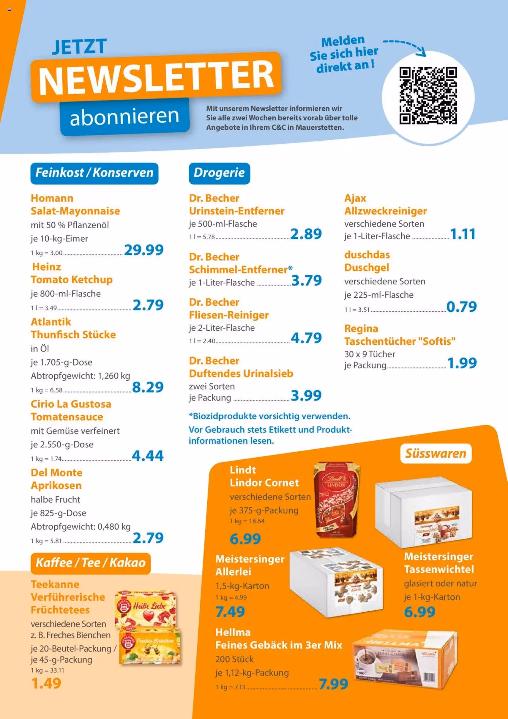 C&C Prospekt - Gültiger Prospekt ab 22.09.2025, Seite 3 von insgesamt 4
