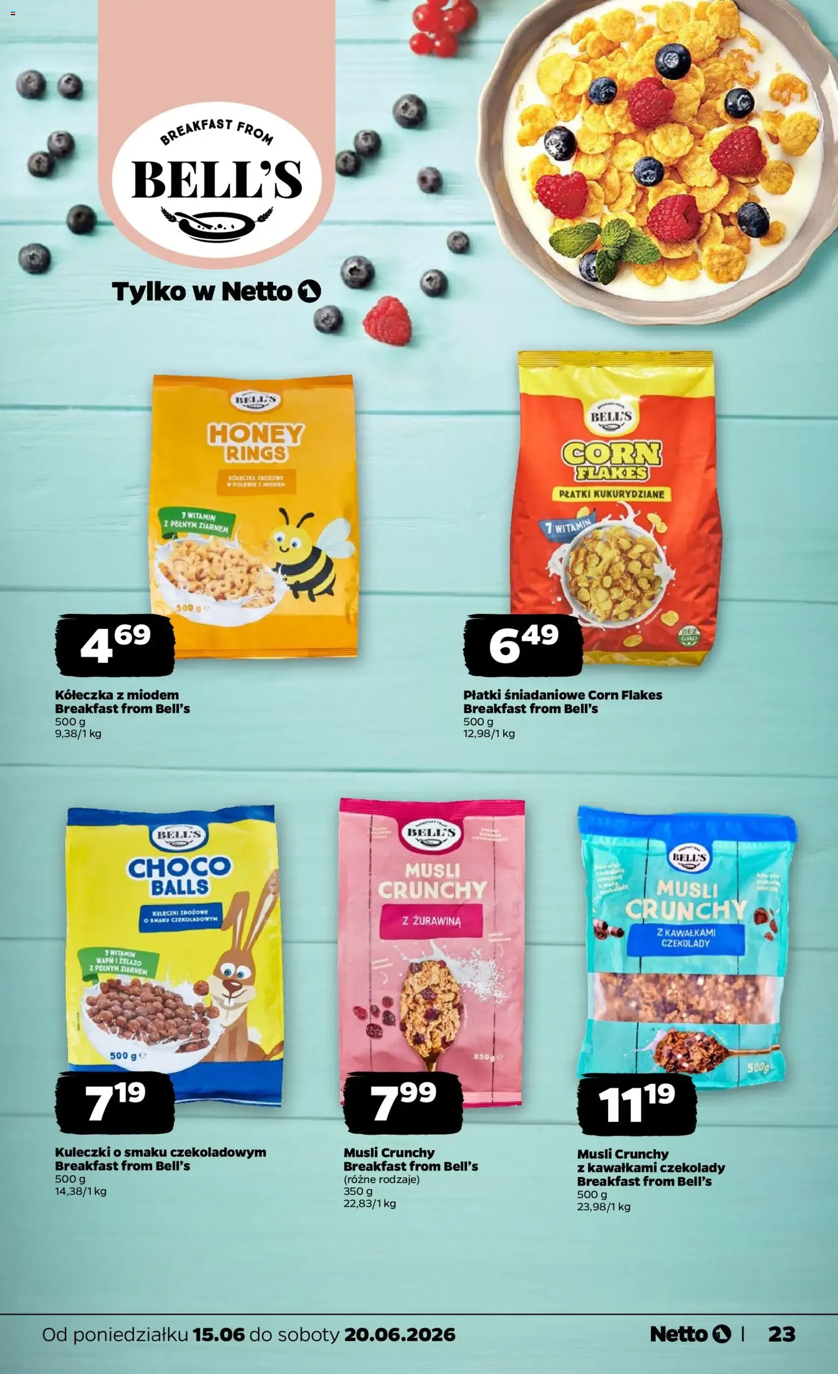 Netto gazetka od poniedziałku spożywcza - ważny gazetka od 15.06.2026 strona 23 z 35