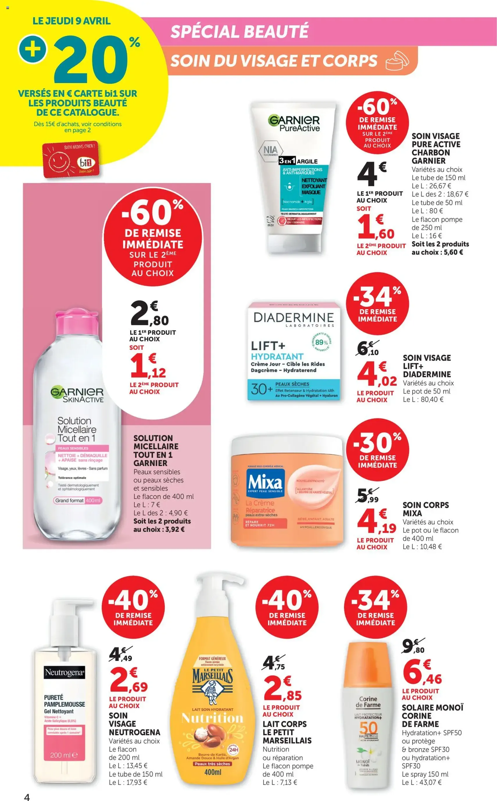 Bi1 Catalogue - brochure valable à partir du 08/04/2026, page 4 sur 20