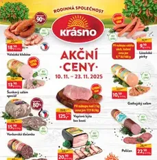 MP Krásno leták - náhled letáku platný od 10.11.2025