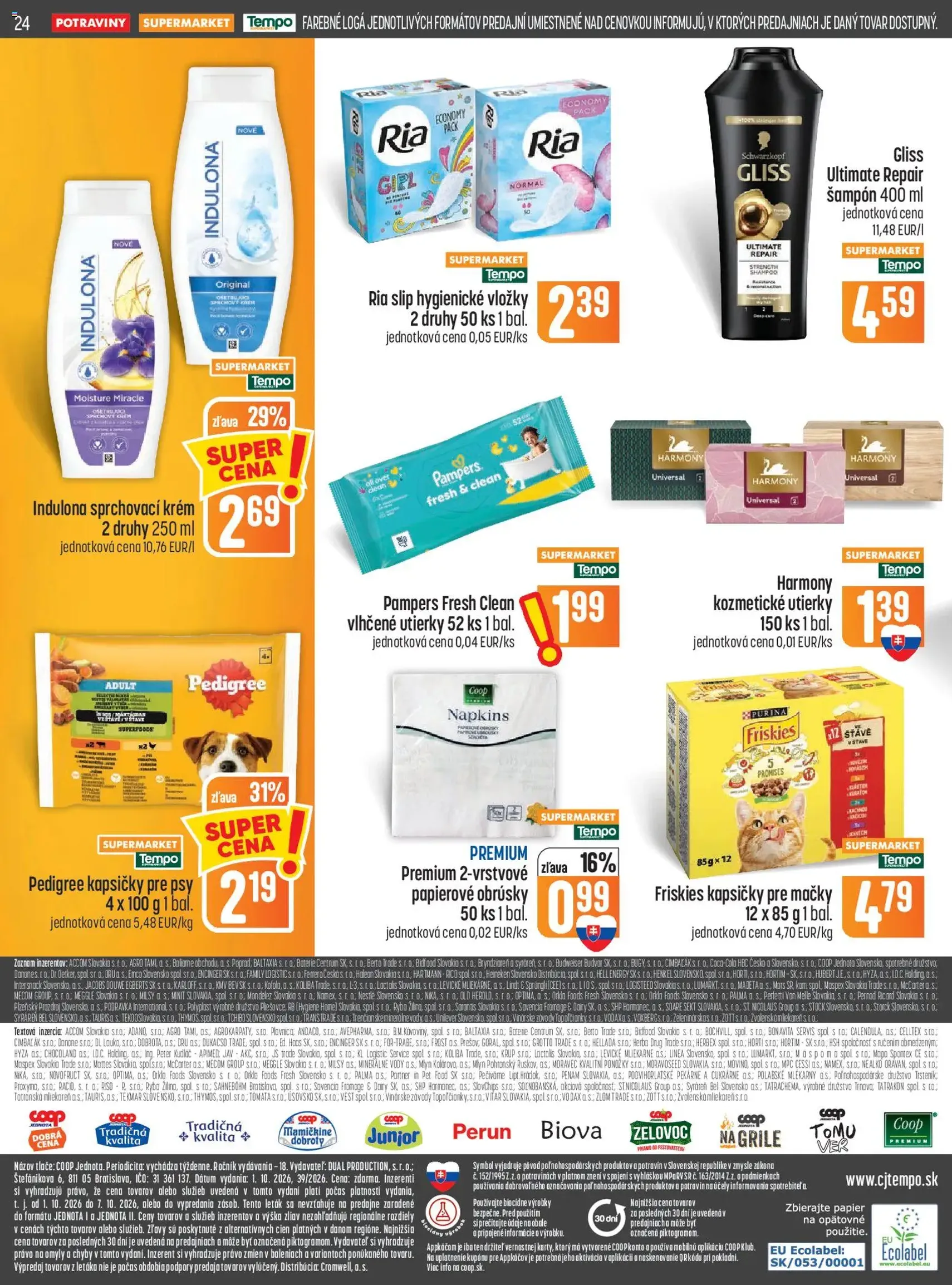 COOP Jednota leták - platný leták od 01.10.2026 strana 24 z 28