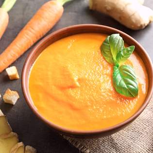 Recipe preview Creamy Ginger Carrot Soup