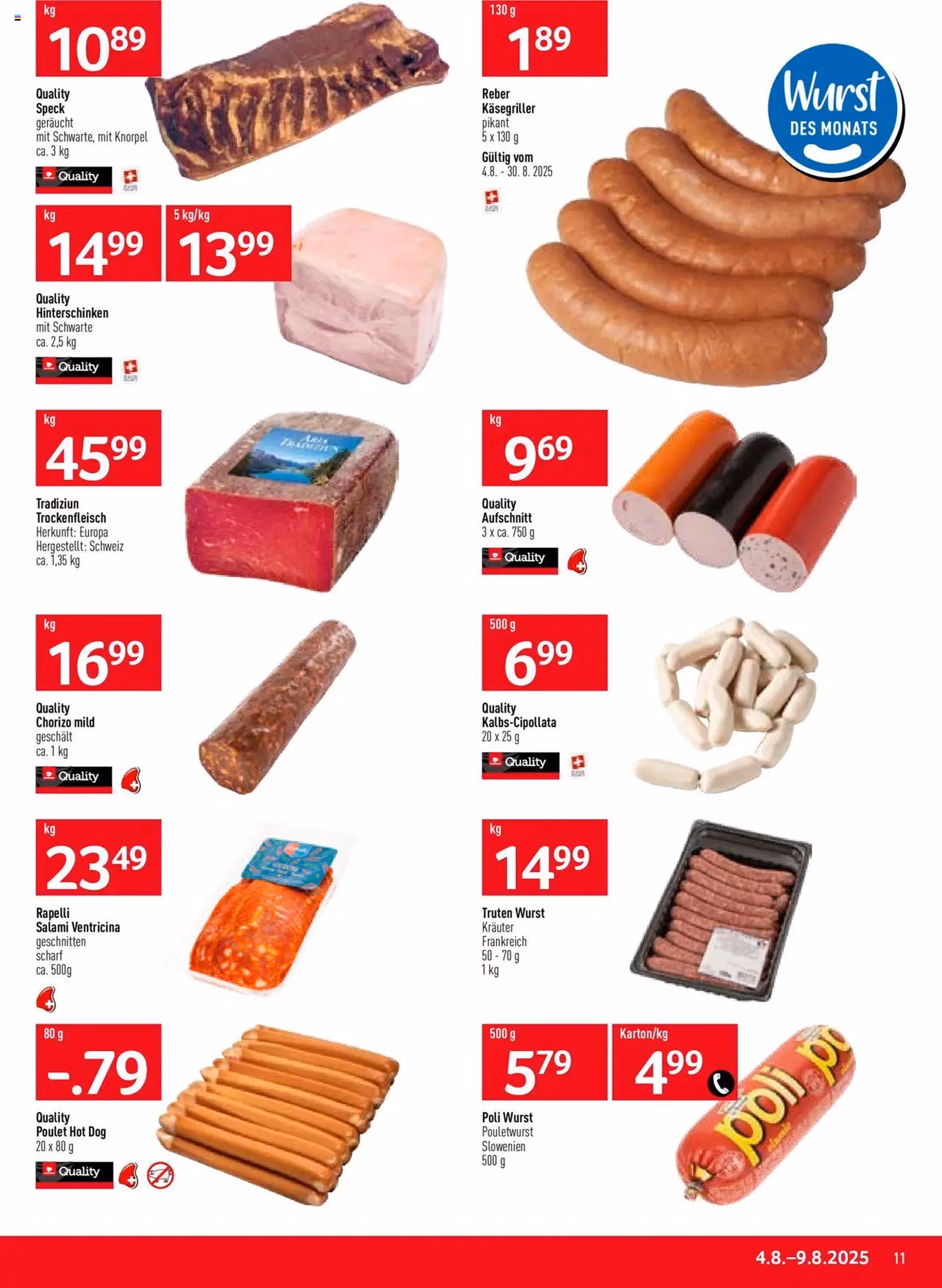 Prodega Aktionen - Gültiger Prospekt ab 04.08.2025, Seite 11 von insgesamt 40 Prodega Aktionen - Gültiger Prospekt ab 04.08.2025, Seite 11 von insgesamt 40