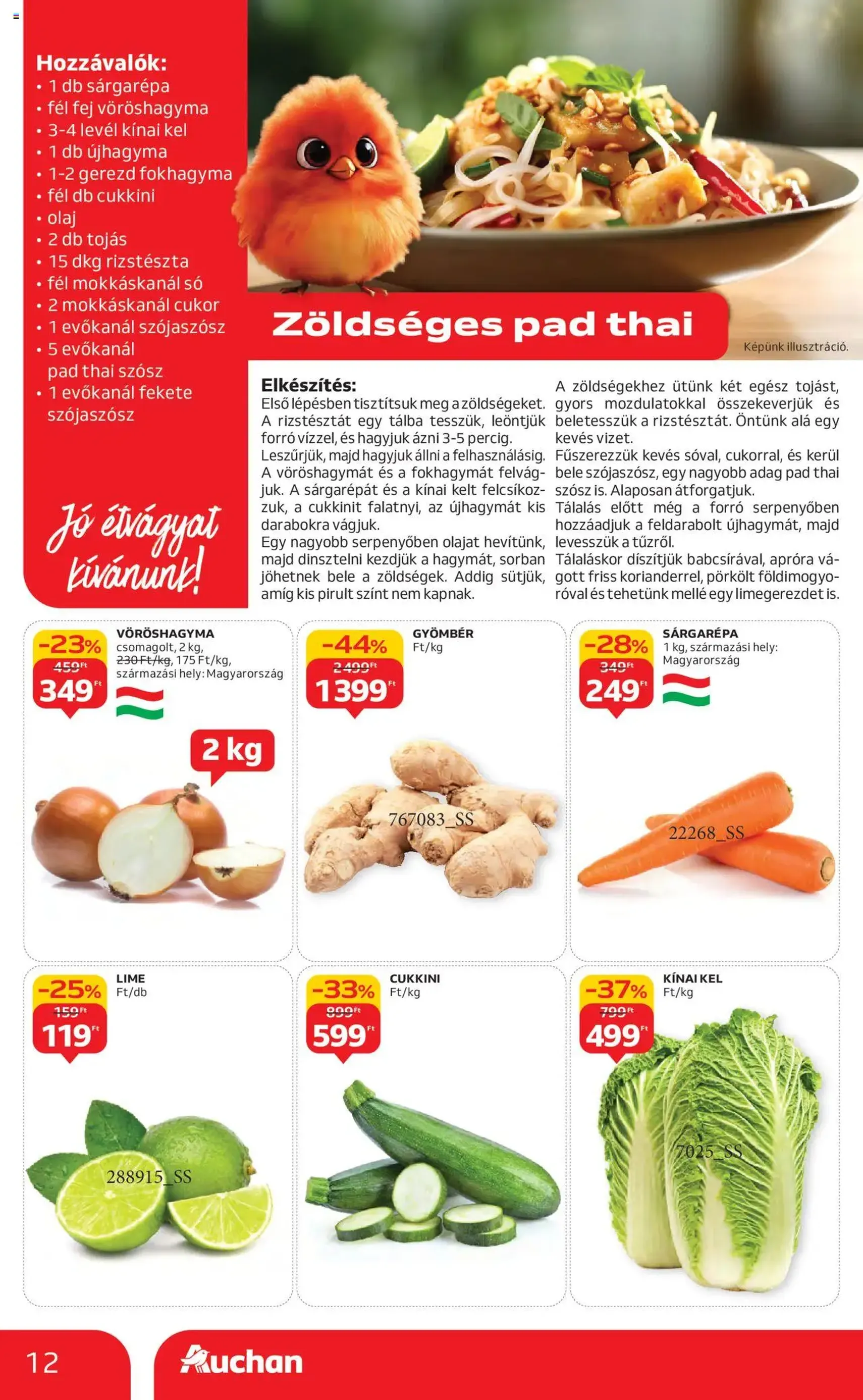 Auchan Akciós újság - 2025.10.16. érvényes szórólap 12 oldal 54 oldalból Auchan Akciós újság - 2025.10.16. érvényes szórólap 12 oldal 54 oldalból