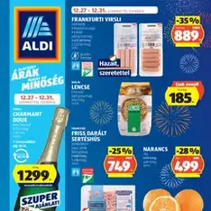 Aldi Akciós újság - szórólap előnézete érvényes 2025.12.27. -tól