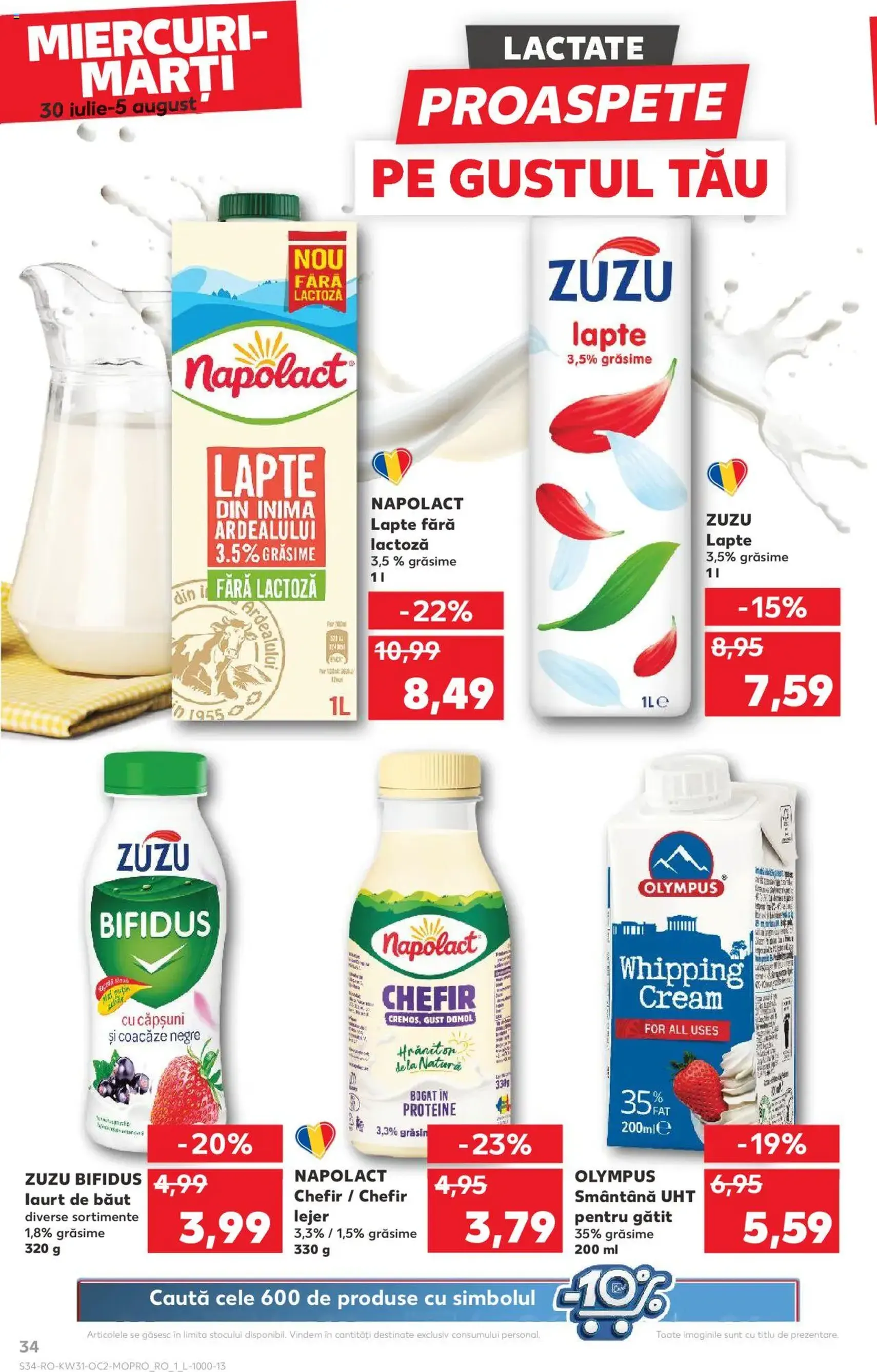Kaufland RO - București - 2025.07.30. érvényes szórólap 34 oldal 68 oldalból Kaufland RO - București - 2025.07.30. érvényes szórólap 34 oldal 68 oldalból