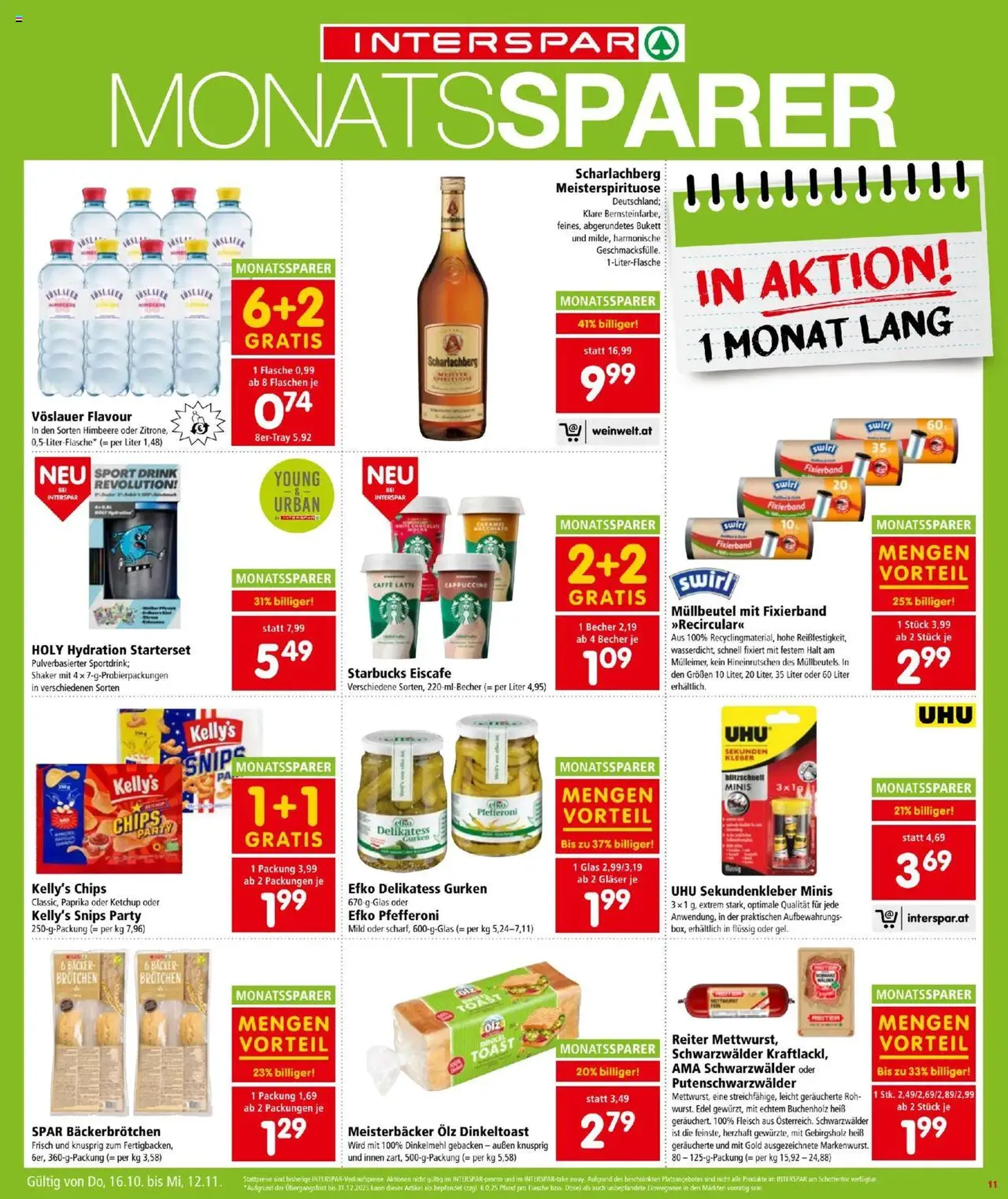 Interspar Flugblatt - Gültiger Prospekt ab 16.10.2025, Seite 11 von insgesamt 16 Interspar Flugblatt - Gültiger Prospekt ab 16.10.2025, Seite 11 von insgesamt 16