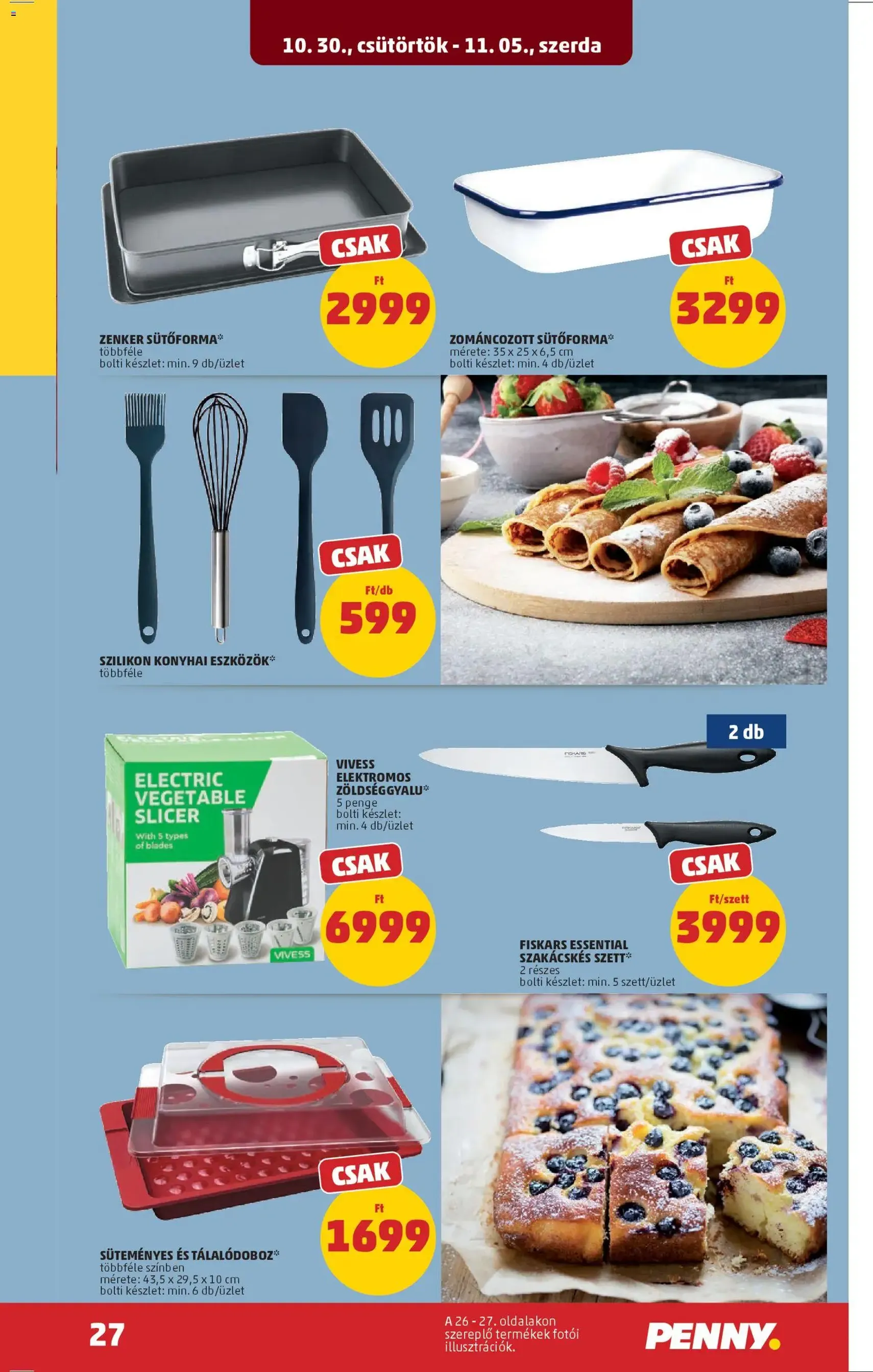 PENNY Akciós újság - 2025.10.30. érvényes szórólap 31 oldal 38 oldalból PENNY Akciós újság - 2025.10.30. érvényes szórólap 31 oldal 38 oldalból