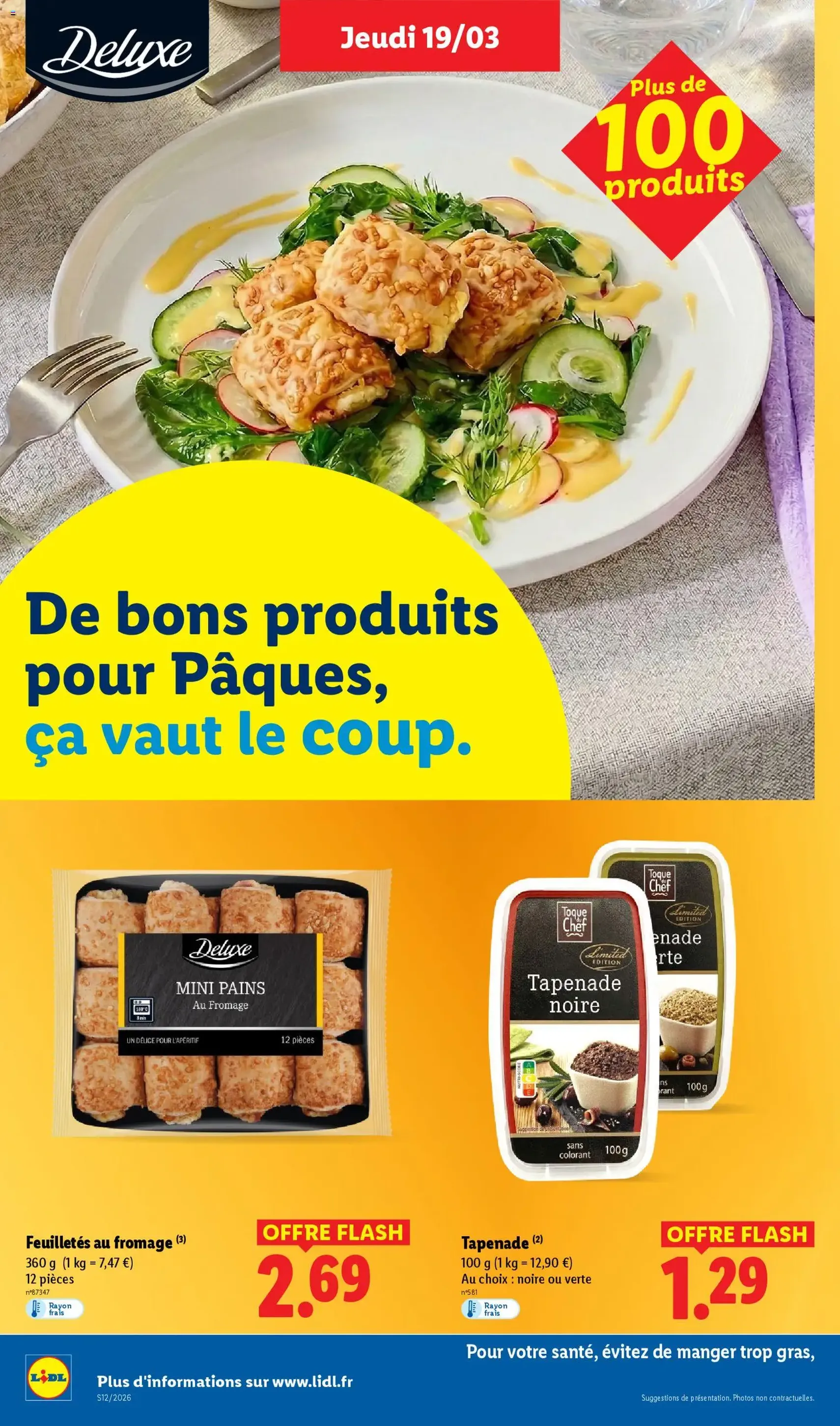 LIDL catalogue semaine 12 - brochure valable à partir du 19/03/2026, page 14 sur 59