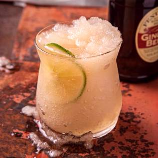 Recipe preview Slushy Dark and Stormy Cocktail