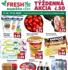 Fresh leták - náhľad letáku platný od 11.12.2025