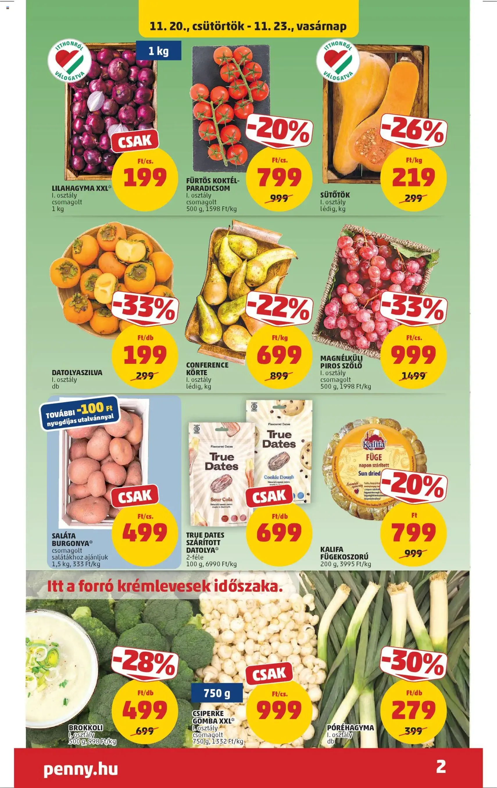 PENNY Black Friday - 2025.11.20. érvényes szórólap 2 oldal 44 oldalból