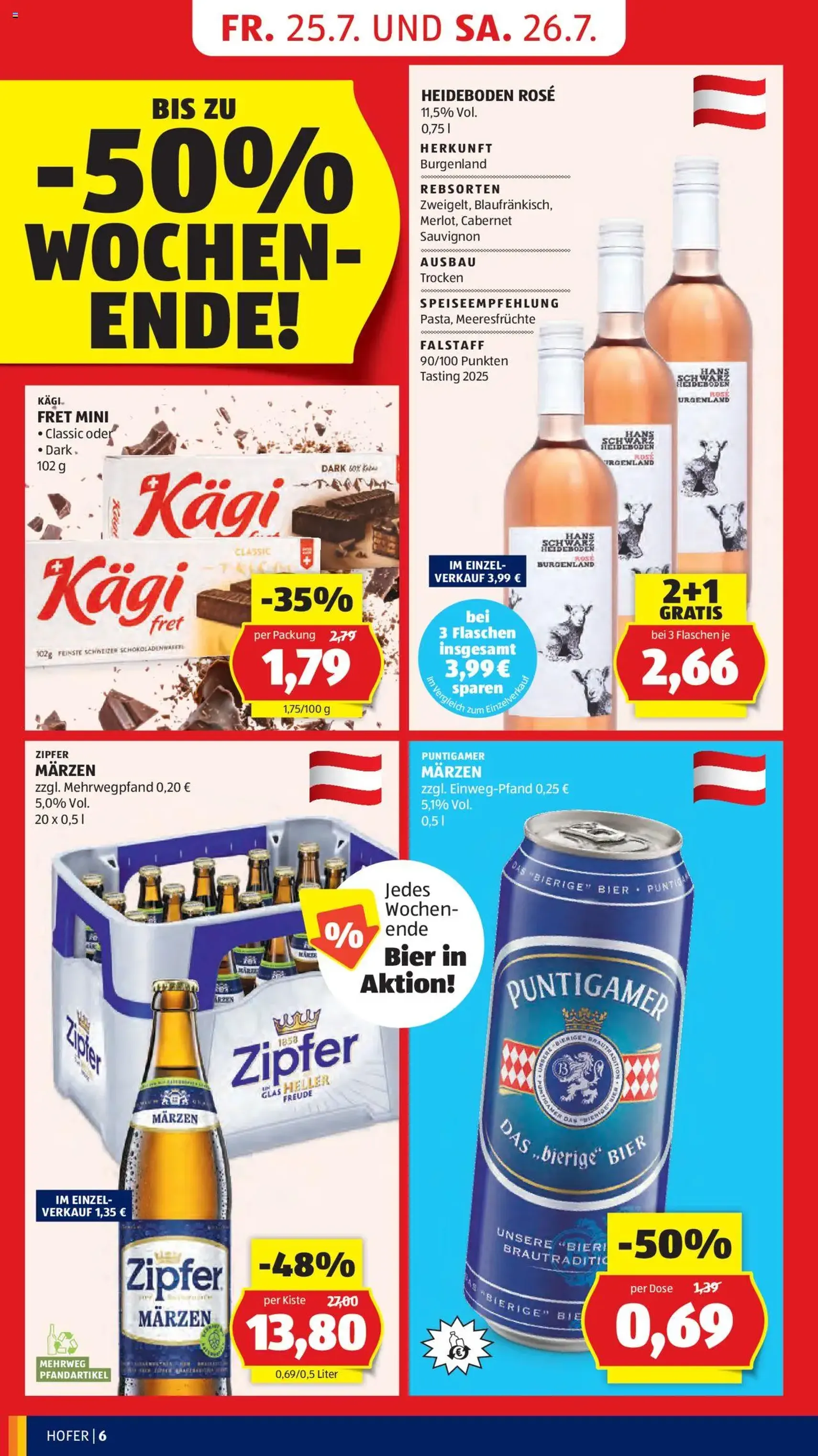 Hofer Flugblatt - Gültiger Prospekt ab 25.07.2025, Seite 8 von insgesamt 41 Hofer Flugblatt - Gültiger Prospekt ab 25.07.2025, Seite 8 von insgesamt 41