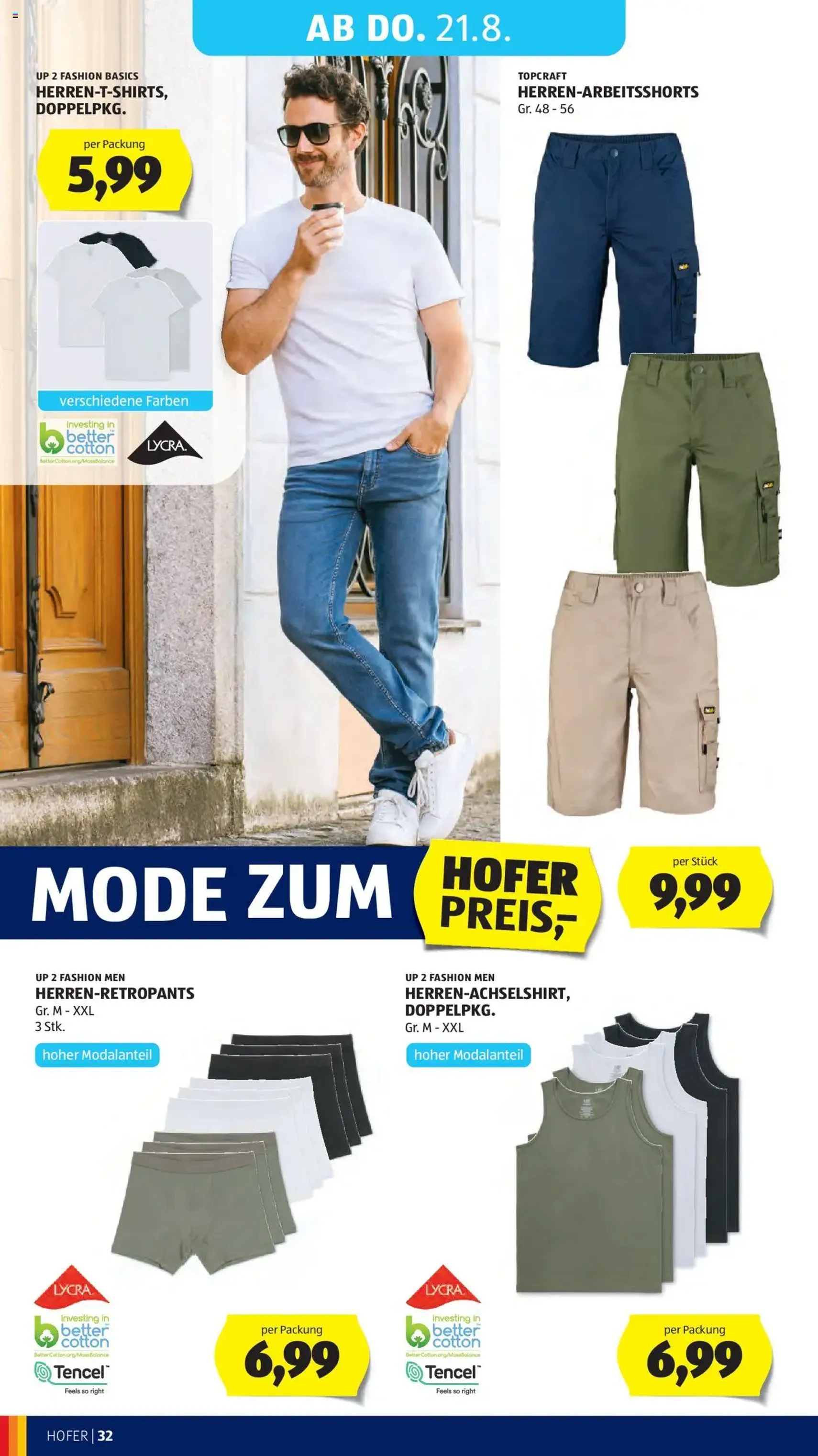 Hofer Flugblatt - Gültiger Prospekt ab 14.08.2025, Seite 36 von insgesamt 45