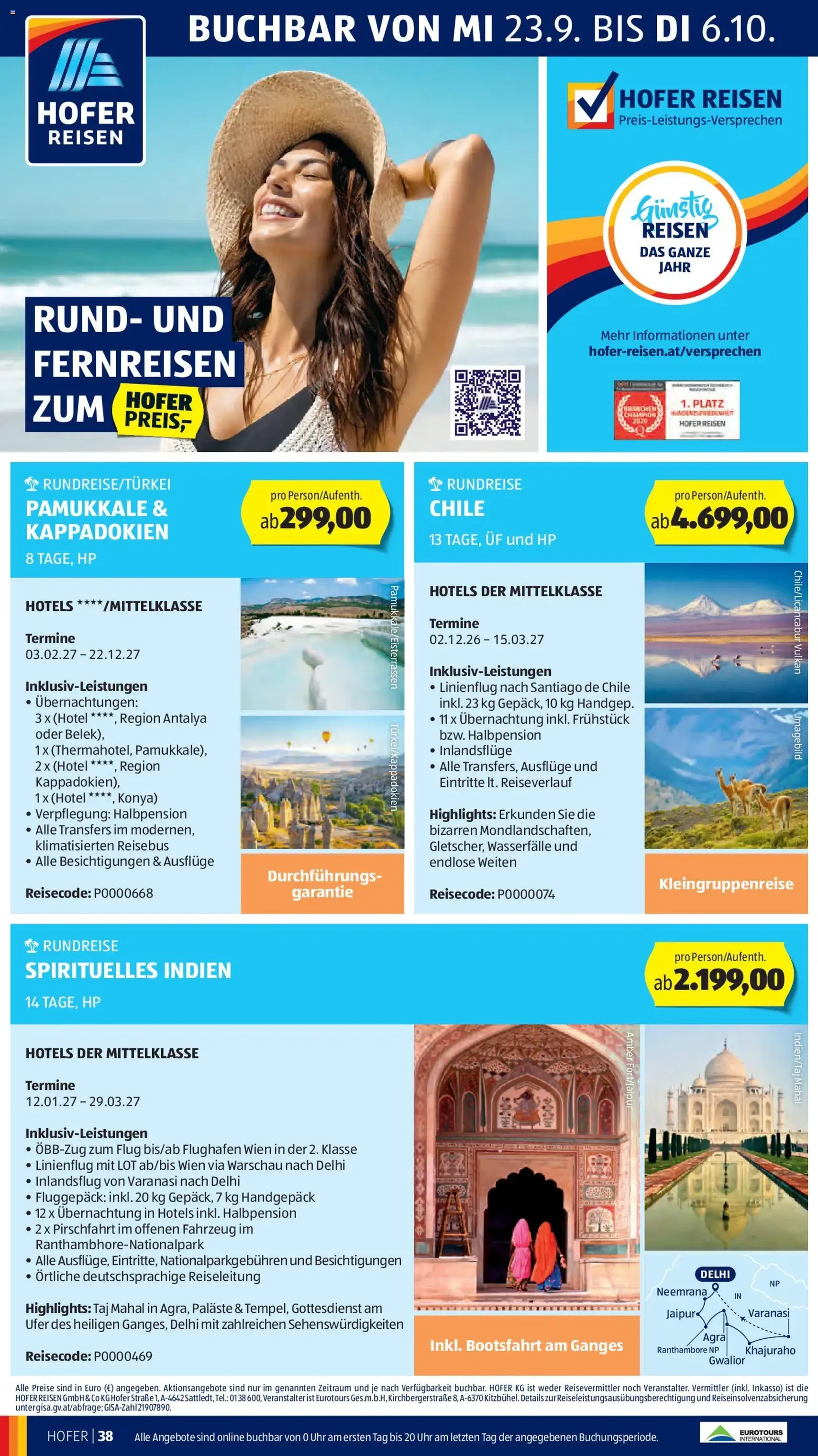 Hofer Flugblatt - Gültiger Prospekt ab 25.09.2026, Seite 46 von insgesamt 49