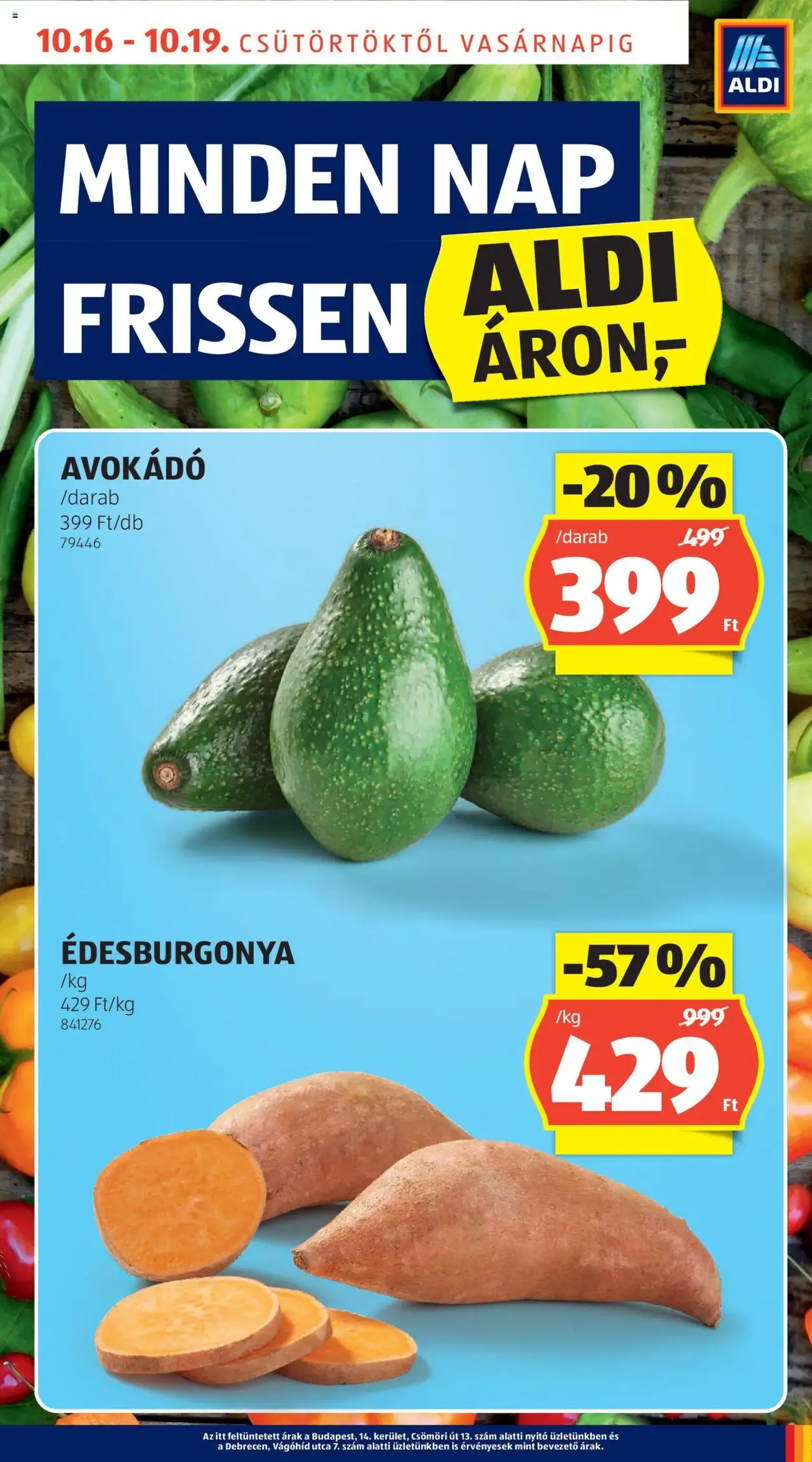 Aldi Akciós újság - 2025.10.16. érvényes szórólap 7 oldal 50 oldalból Aldi Akciós újság - 2025.10.16. érvényes szórólap 7 oldal 50 oldalból