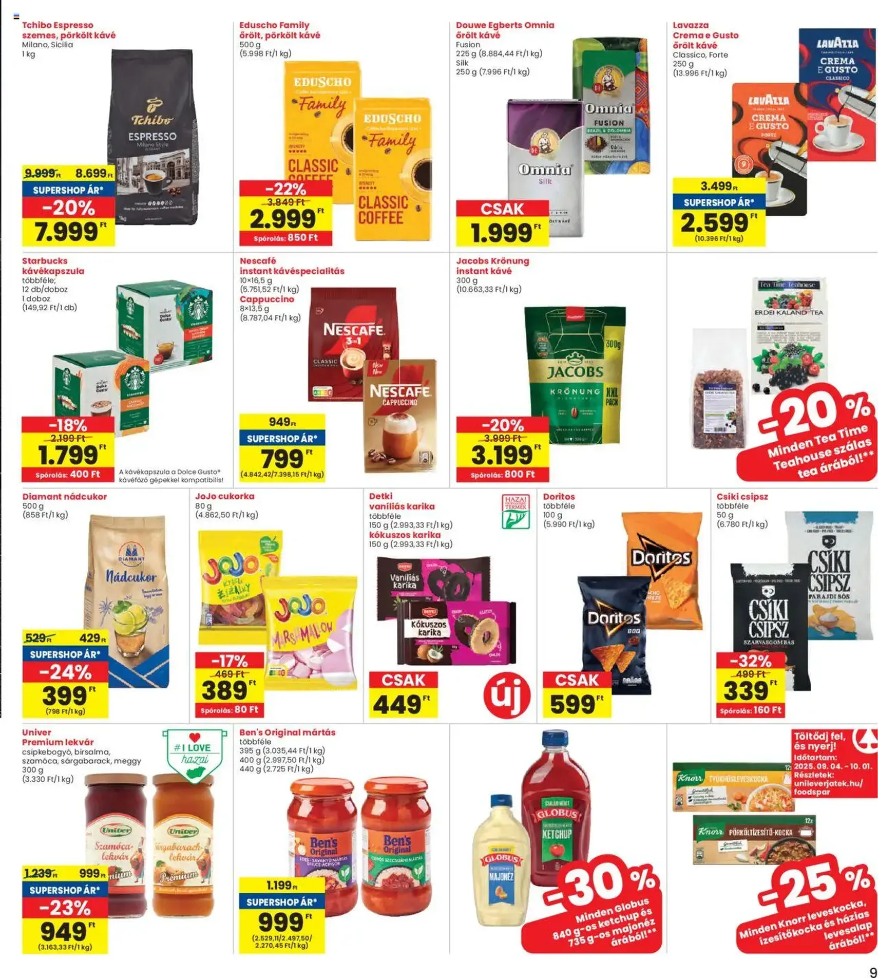 Interspar Akciós újság - 2025.09.11. érvényes szórólap 9 oldal 20 oldalból Interspar Akciós újság - 2025.09.11. érvényes szórólap 9 oldal 20 oldalból