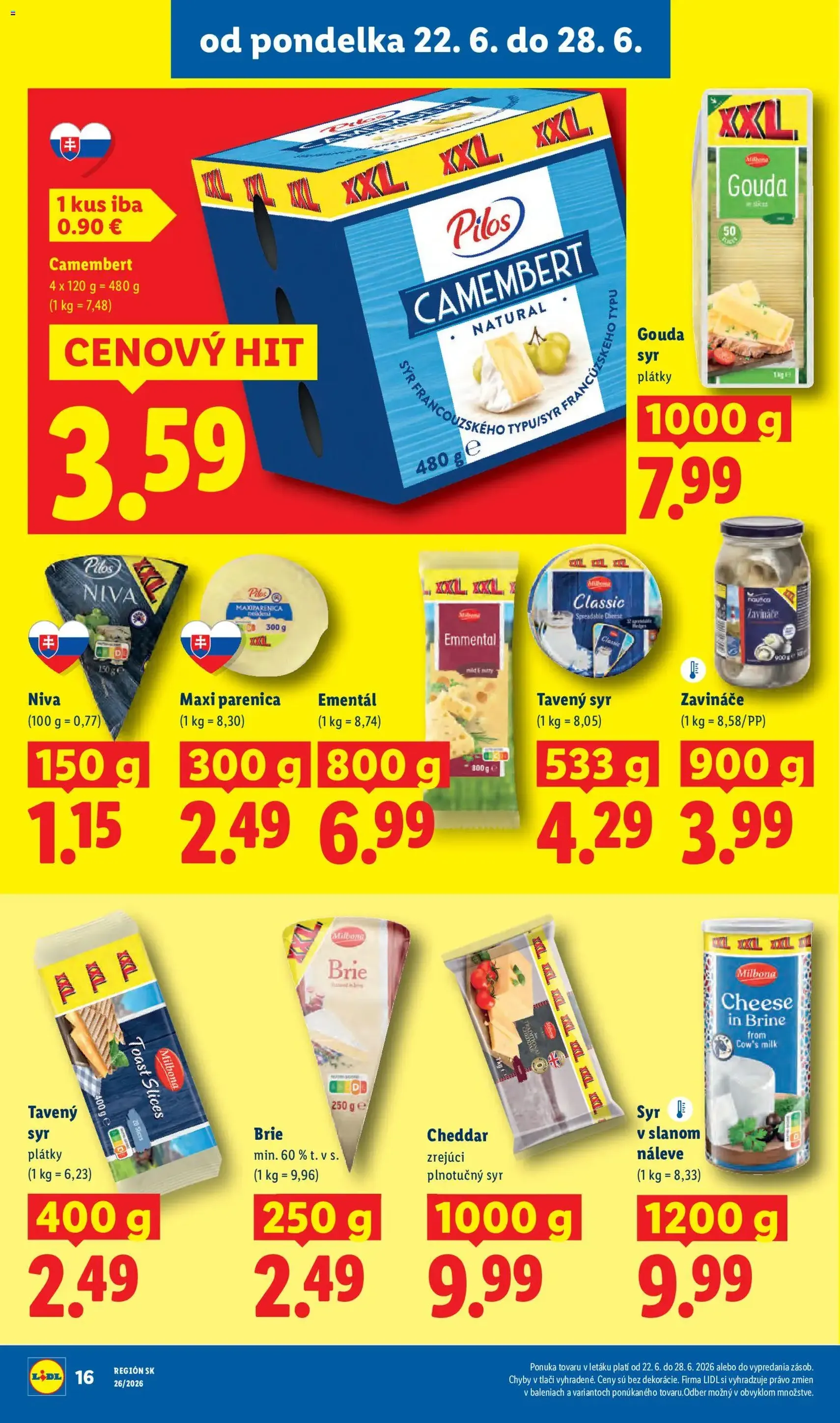 Lidl leták - platný leták od 22.06.2026 strana 26 z 99