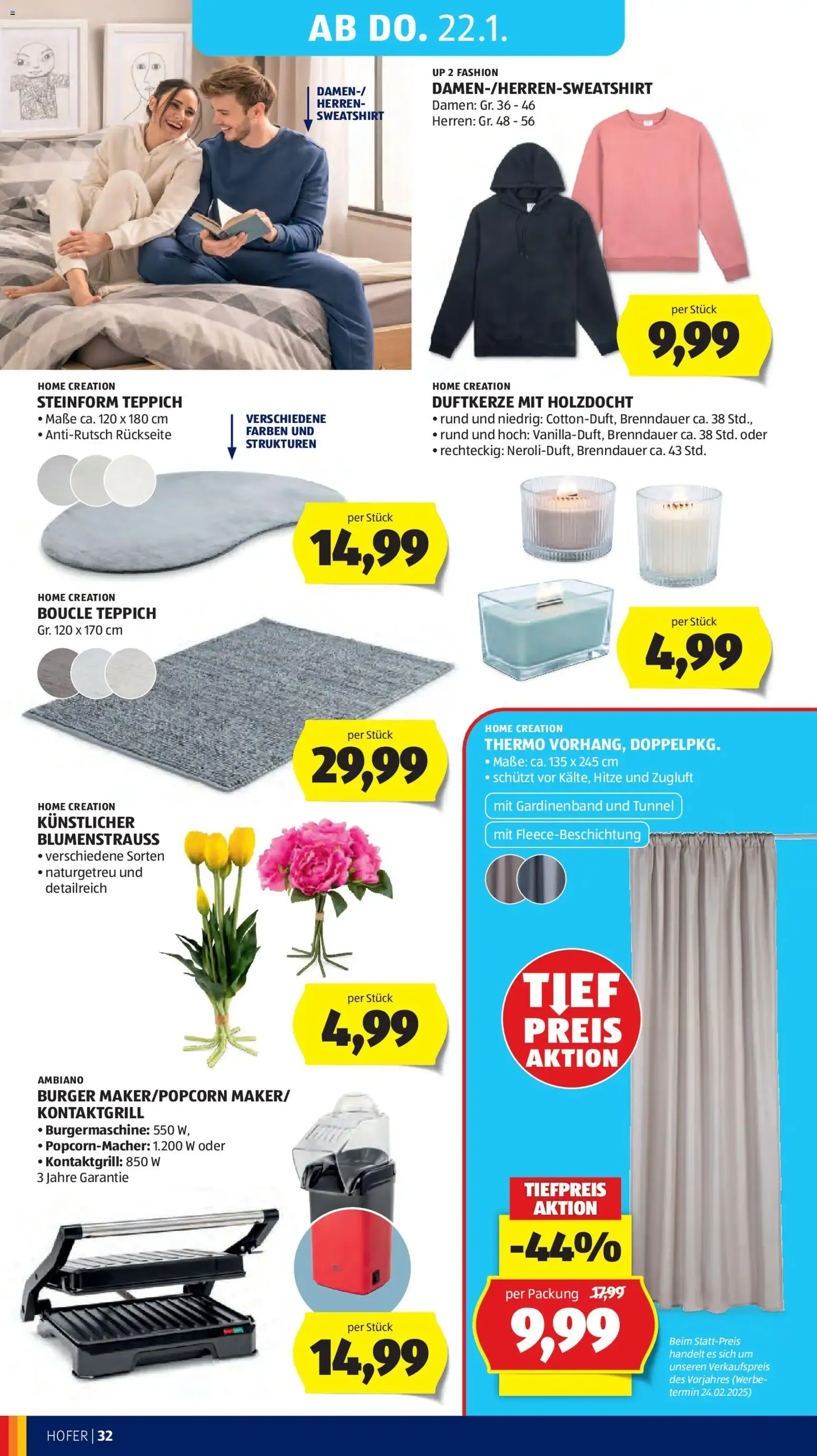 Hofer Flugblatt - Gültiger Prospekt ab 14.01.2026, Seite 36 von insgesamt 41