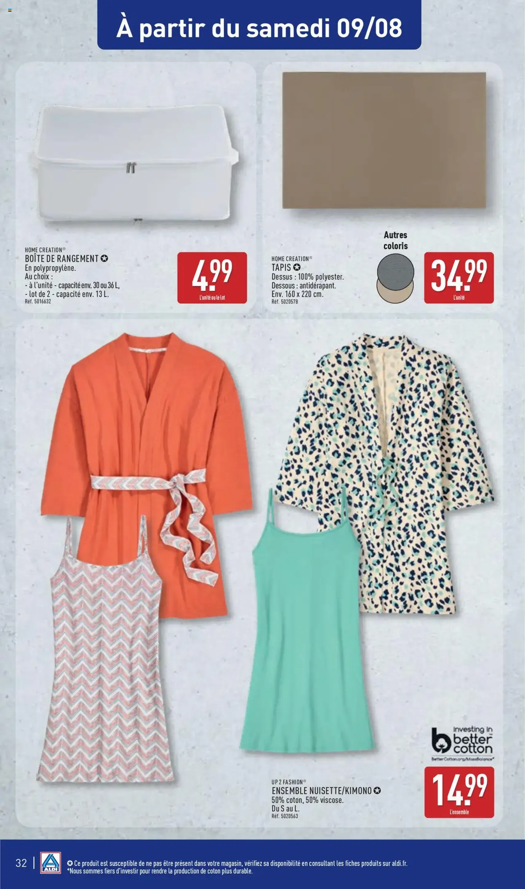 Aldi catalogue semaine 32 - brochure valable à partir du 05/08/2025, page 34 sur 41 Aldi catalogue semaine 32 - brochure valable à partir du 05/08/2025, page 34 sur 41
