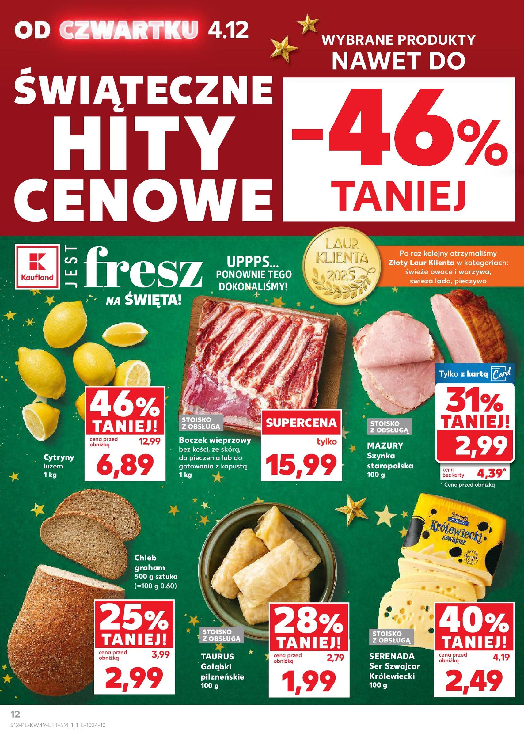 Kaufland gazetka - ważny gazetka od 04.12.2025 strona 12 z 63