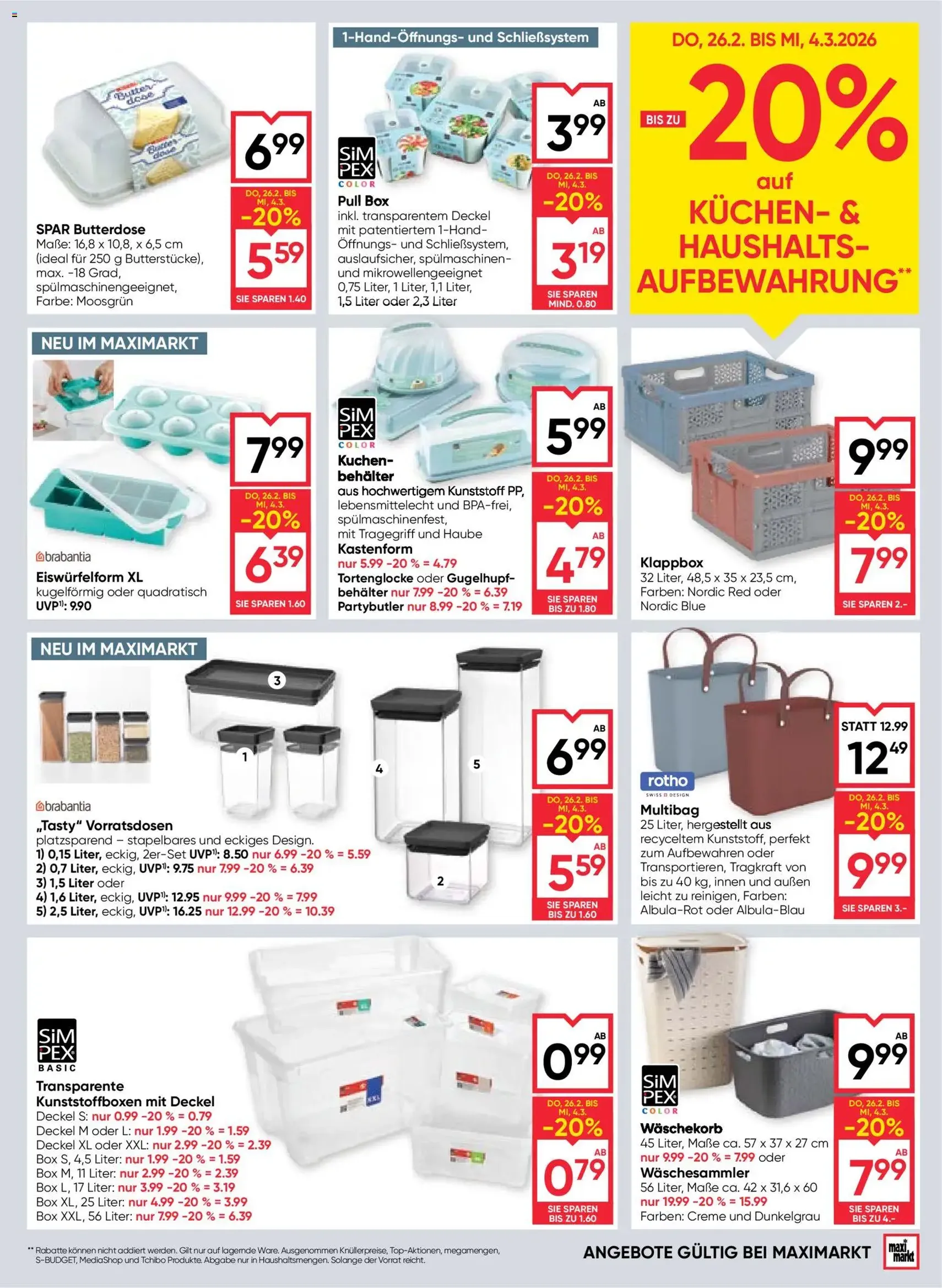 Maximarkt Flugblatt - Gültiger Prospekt ab 26.02.2026, Seite 19 von insgesamt 24