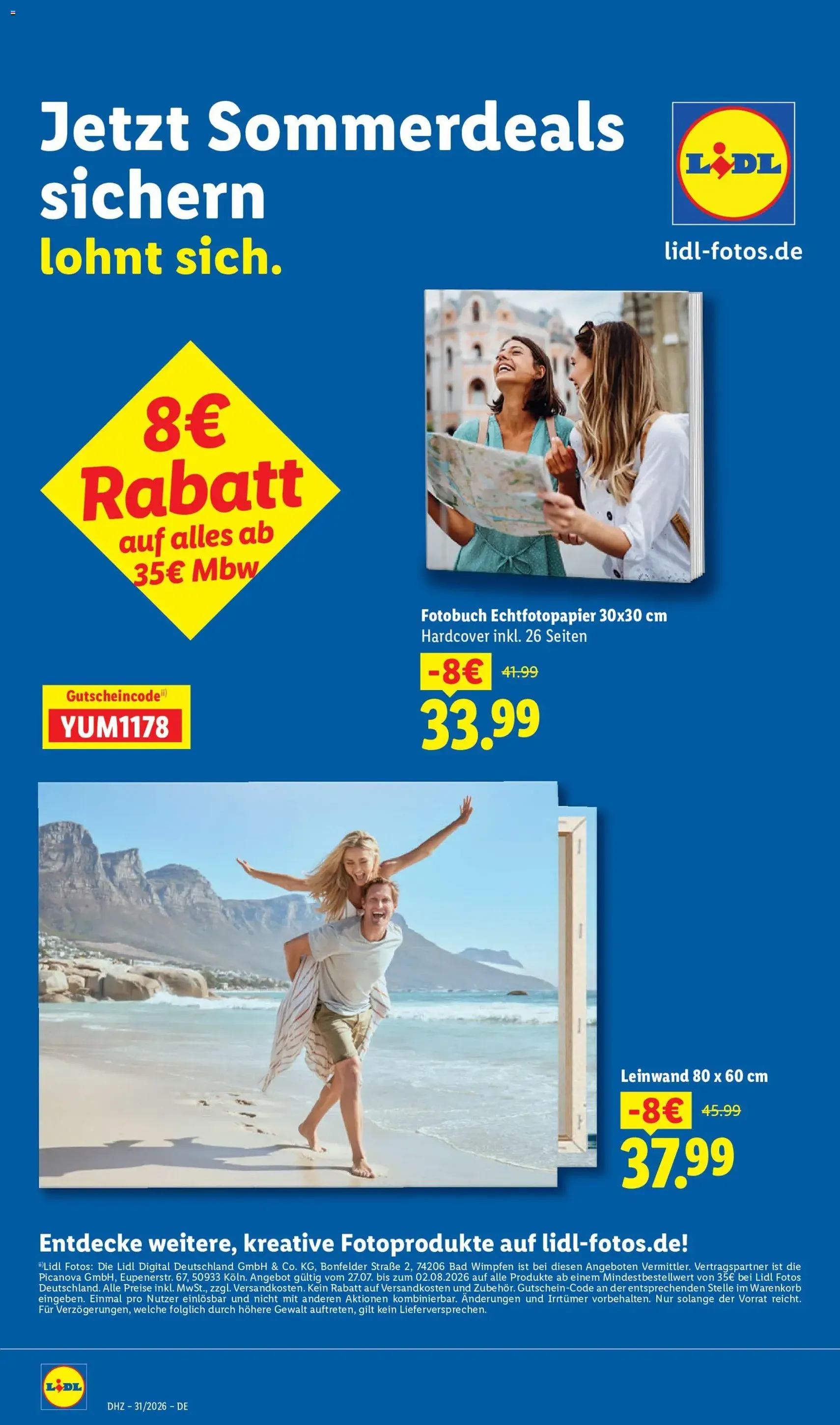 Lidl Prospekt - Gültiger Prospekt ab 27.07.2026, Seite 68 von insgesamt 69
