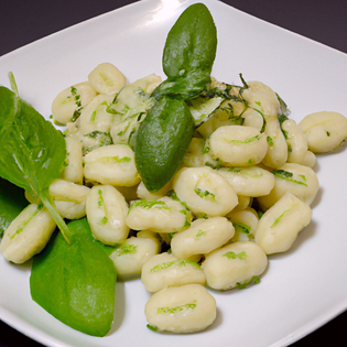 Recipe preview Italian Fresh Vegetarian Pesto with Gnocchi