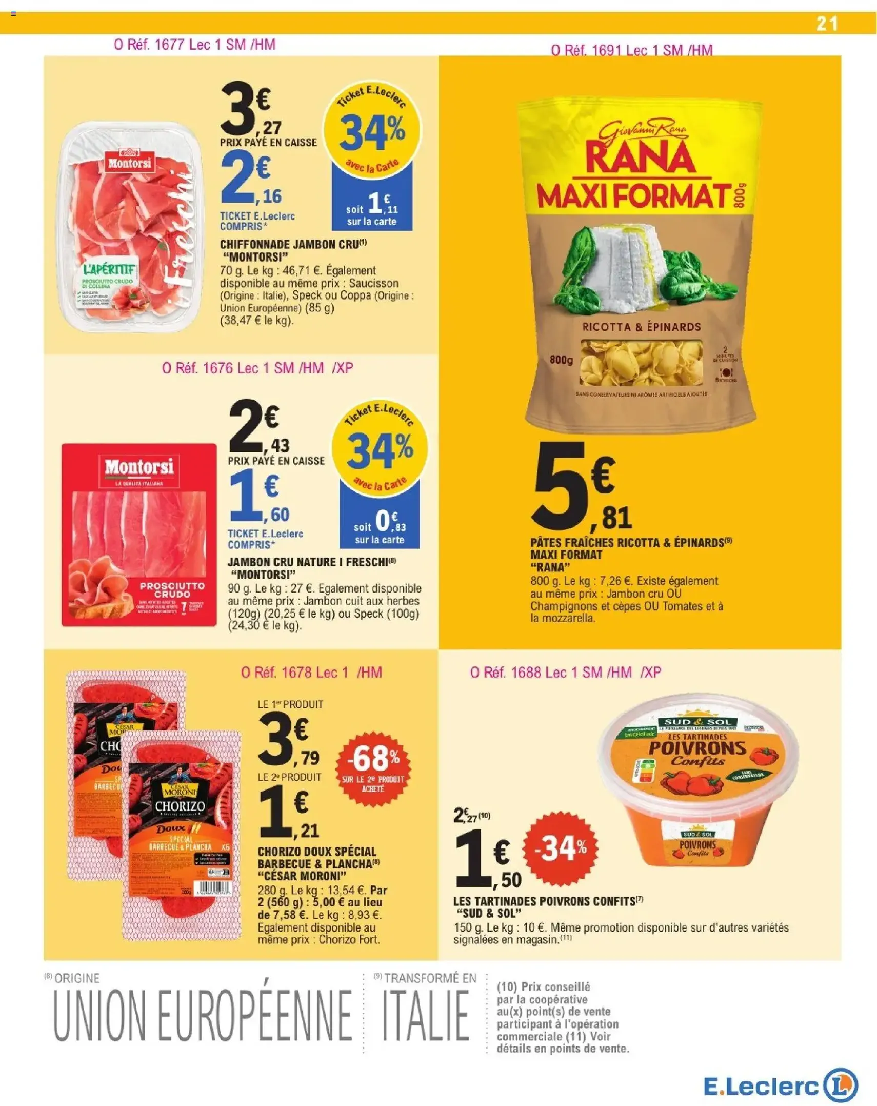 E.Leclerc catalogue de la semaine 22 - brochure valable à partir du 26/05/2026, page 21 sur 66