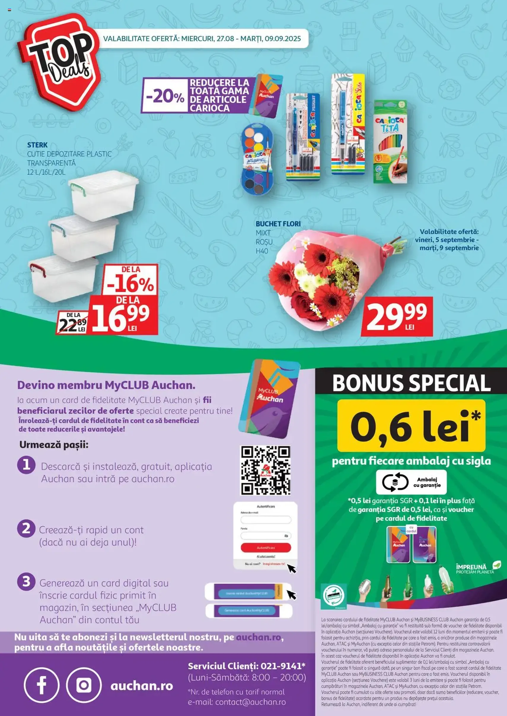 Catalog Auchan - cataloage valabile începând cu 27.08.2025 pagina 28 din 28 Catalog Auchan - cataloage valabile începând cu 27.08.2025 pagina 28 din 28
