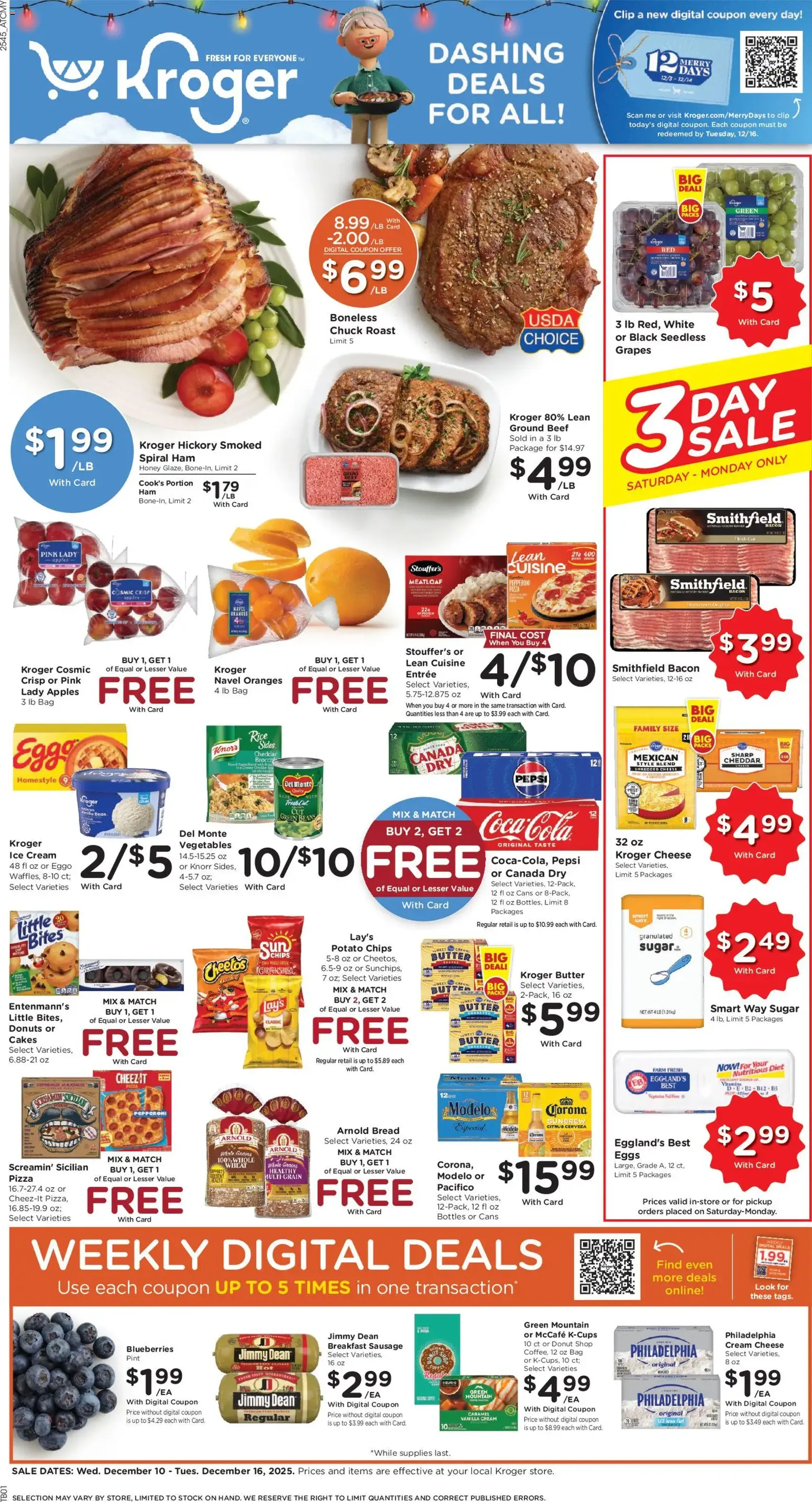 Kroger Weekly Ad - valid flyer from 12/10/2025, page 1 of 14
