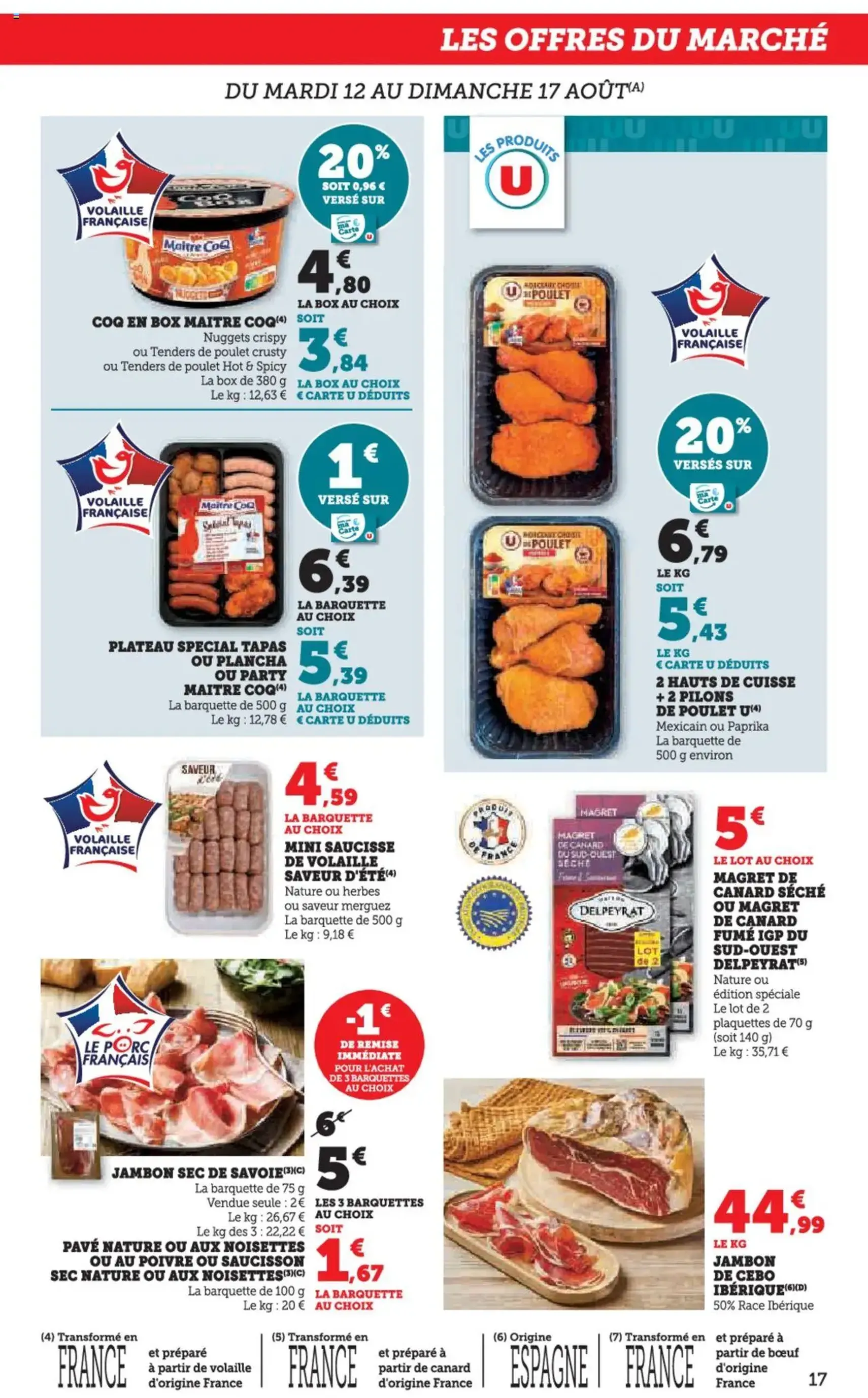 Super U catalogue - brochure valable à partir du 12/08/2025, page 17 sur 24 Super U catalogue - brochure valable à partir du 12/08/2025, page 17 sur 24