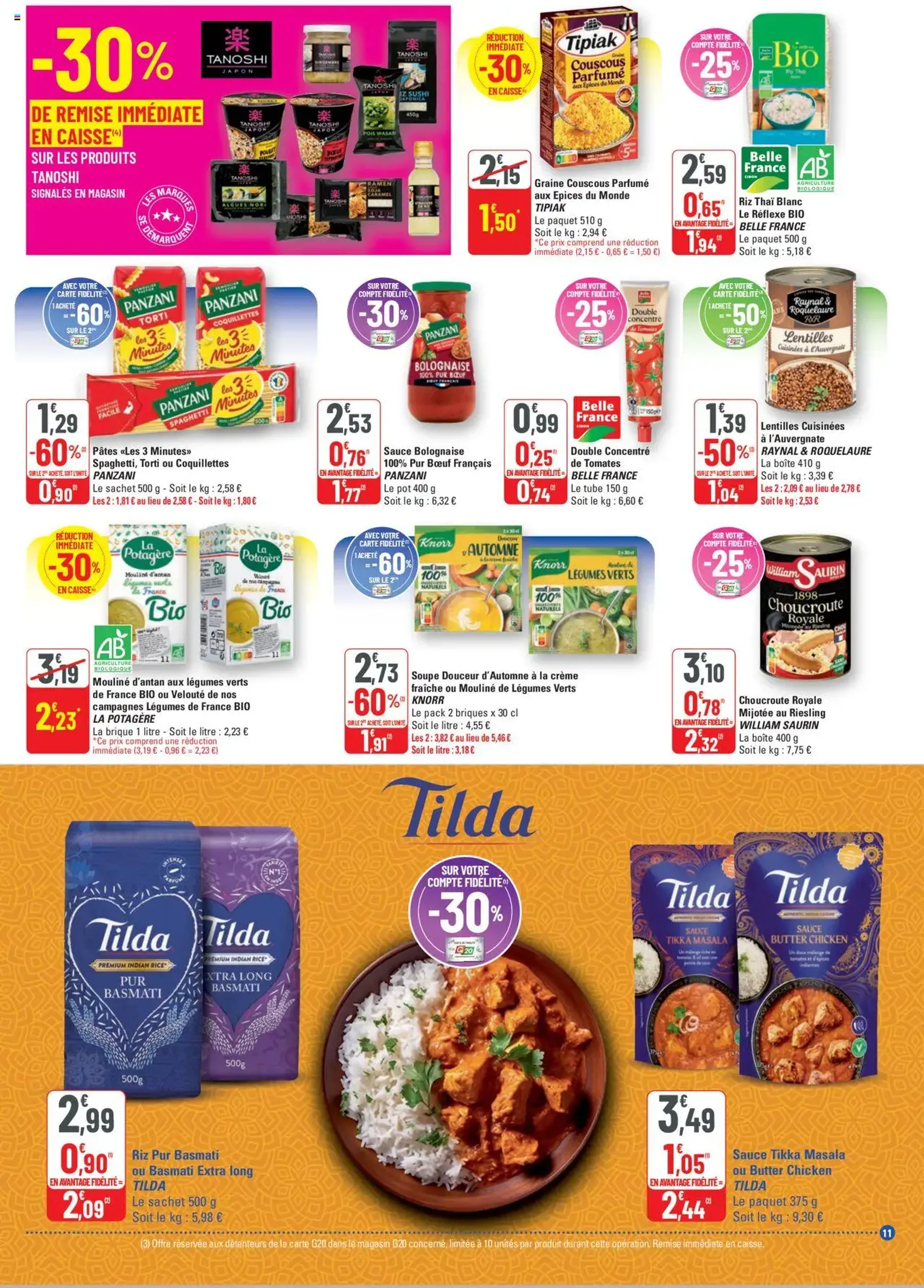 G20 Supermarchés catalogue - brochure valable à partir du 08/10/2025, page 11 sur 20