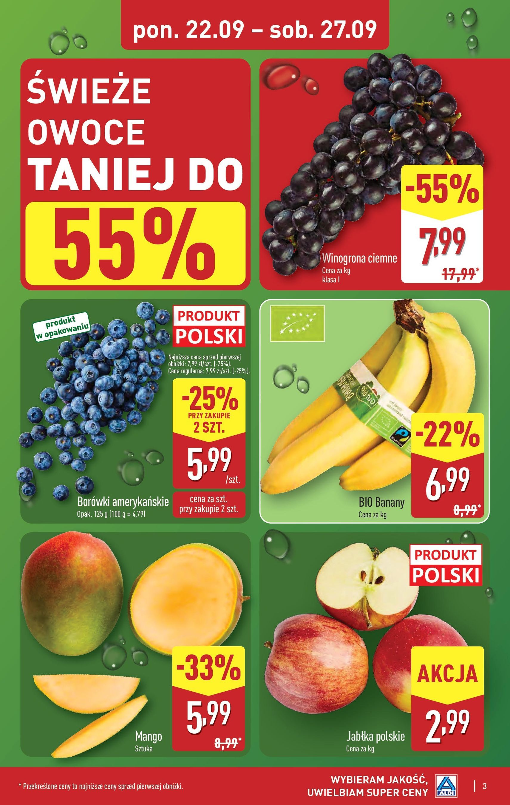 Aldi Gazetka - ważny gazetka od 22.09.2025 strona 3 z 41 Aldi Gazetka - ważny gazetka od 22.09.2025 strona 3 z 41